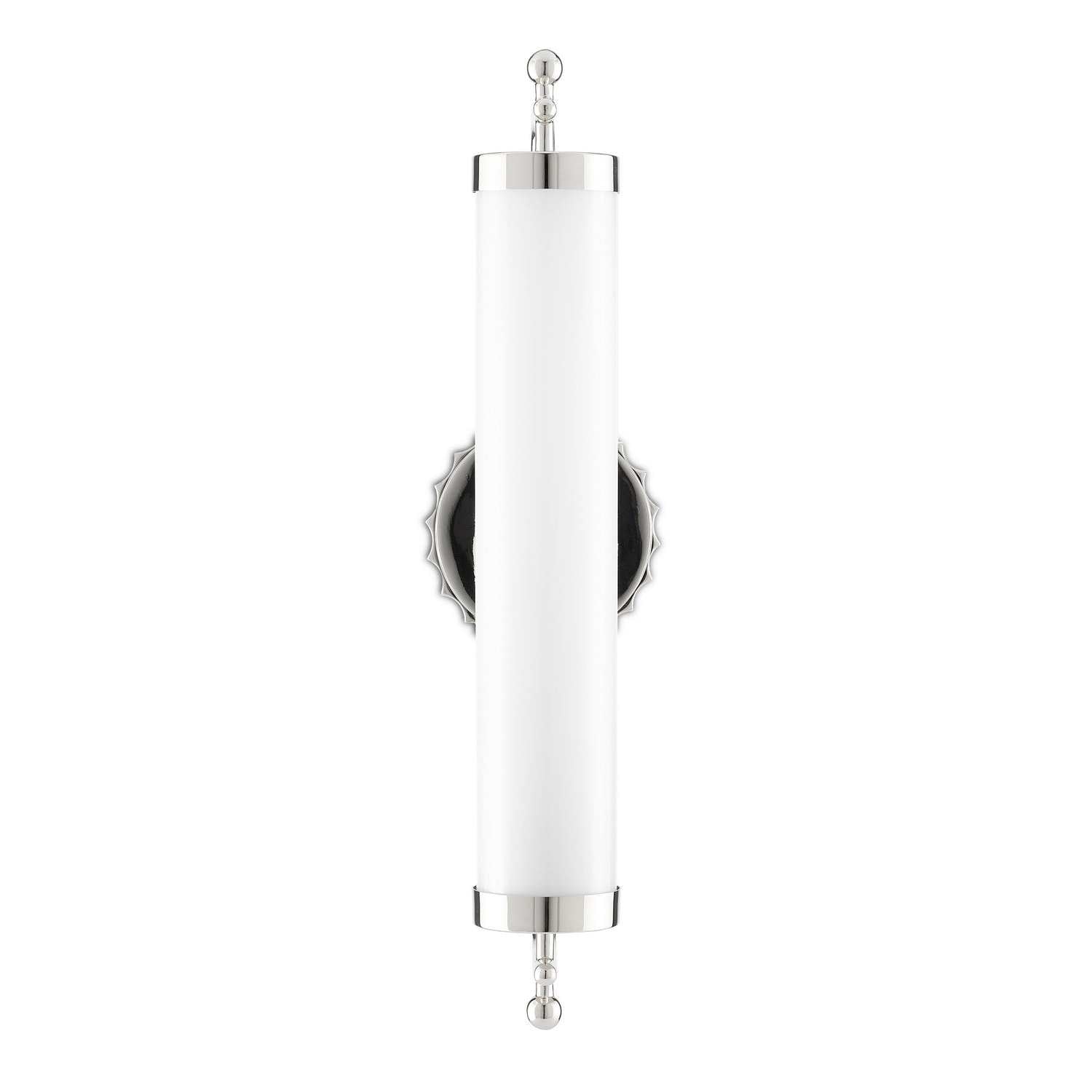 Currey and Company - 5000-0142 - One Light Wall Sconce - Latimer Collection - Polished Nickel