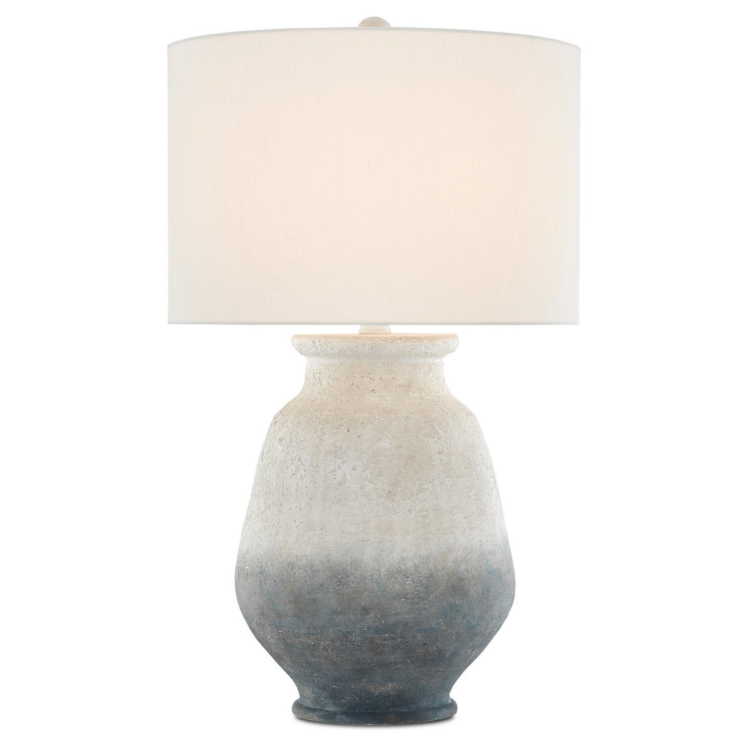 Currey and Company - 6000-0538 - One Light Table Lamp - Cazalet Table Lamp - Ash Ivory/Blue/Acrylic White