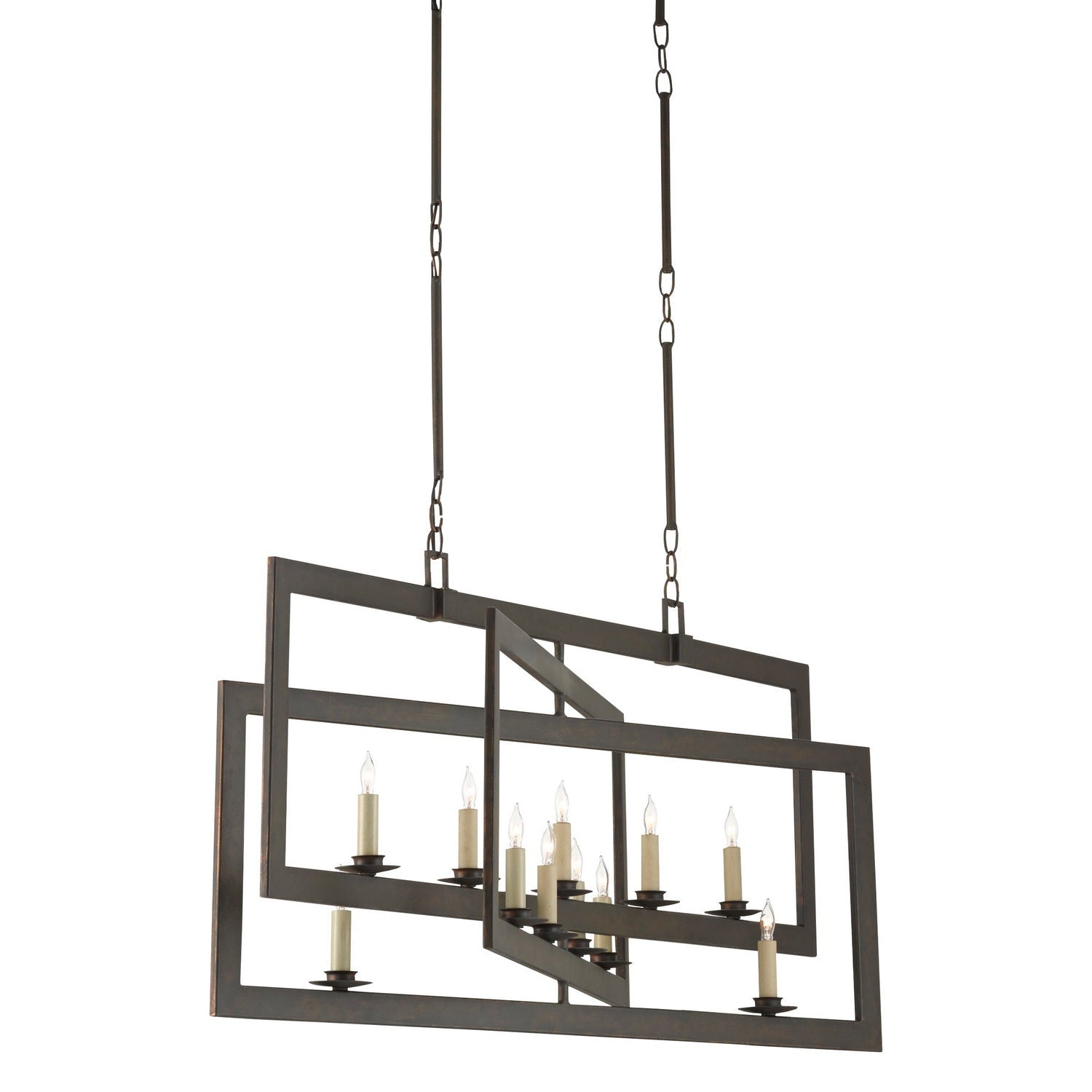 Currey and Company - 9000-0525 - 11 Light Chandelier - Middleton Collection - Bronze Gold