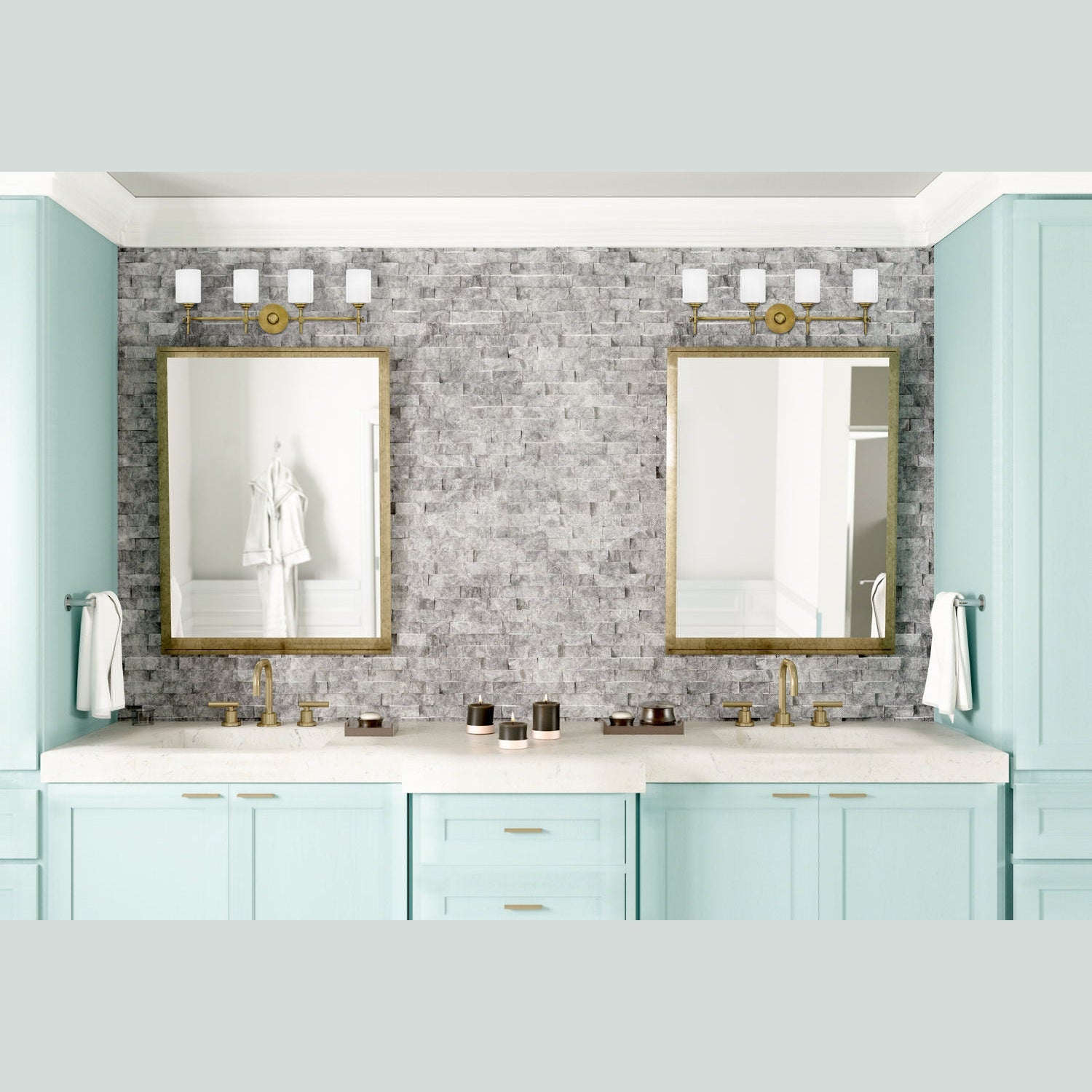Quoizel - ARI8622WS - Three Light Bath - Aria - Weathered Brass