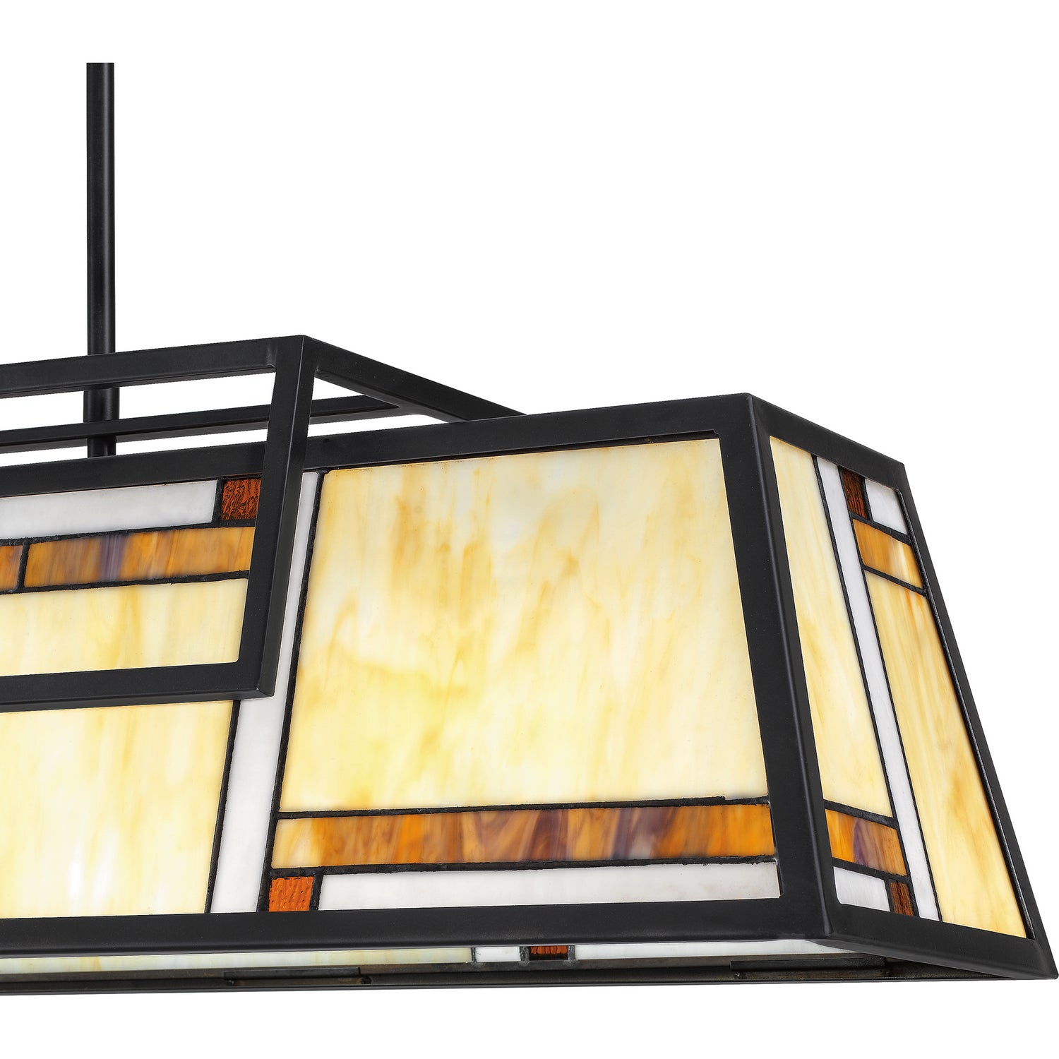 Quoizel - ATW439MBK - Four Light Island Chandelier - Atwater - Matte Black