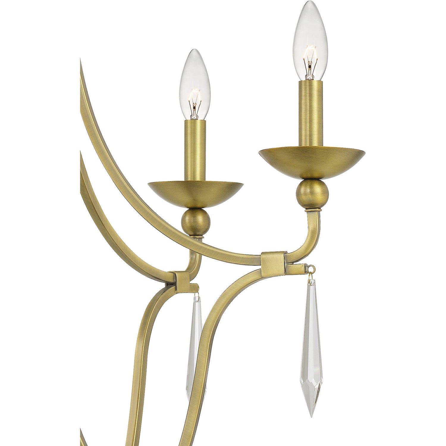 Quoizel - JOU5025AB - Five Light Chandelier - Joules - Aged Brass