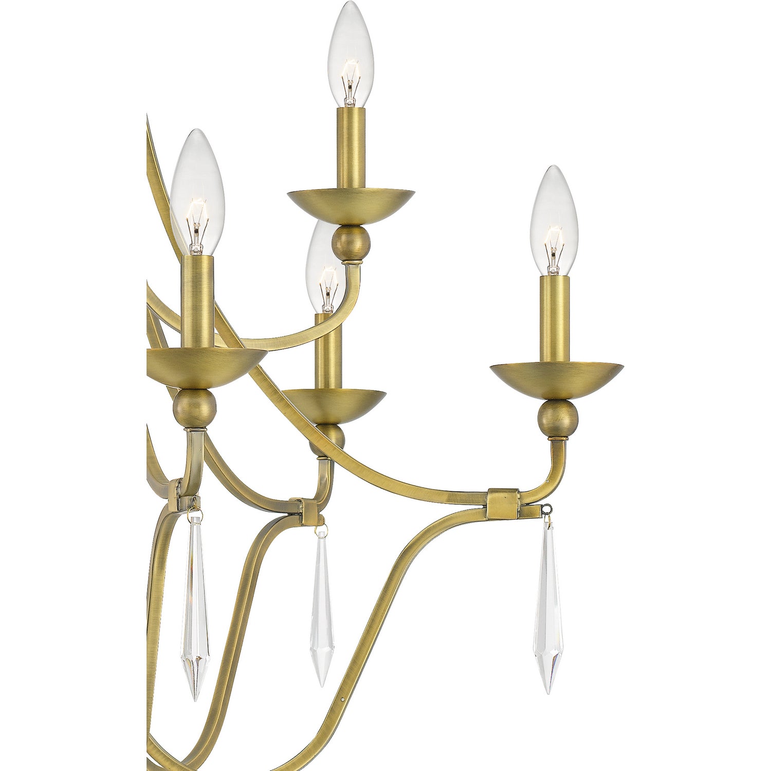 Quoizel - JOU5032AB - Nine Light Chandelier - Joules - Aged Brass