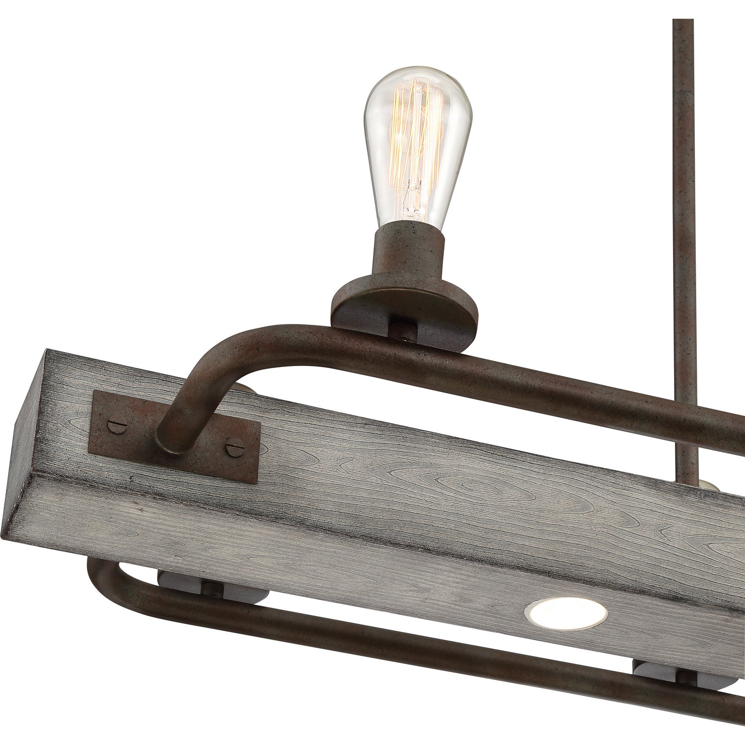 Quoizel - MVL642IN - Six Light Linear Chandelier - Melville - Iron Gate