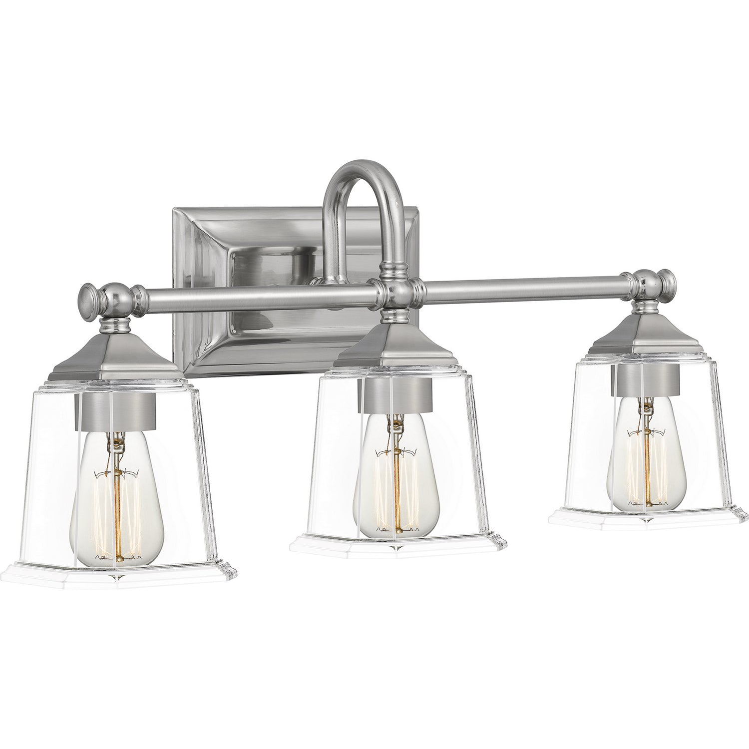 Quoizel - NLC8603BN - Three Light Bath - Nicholas - Brushed Nickel