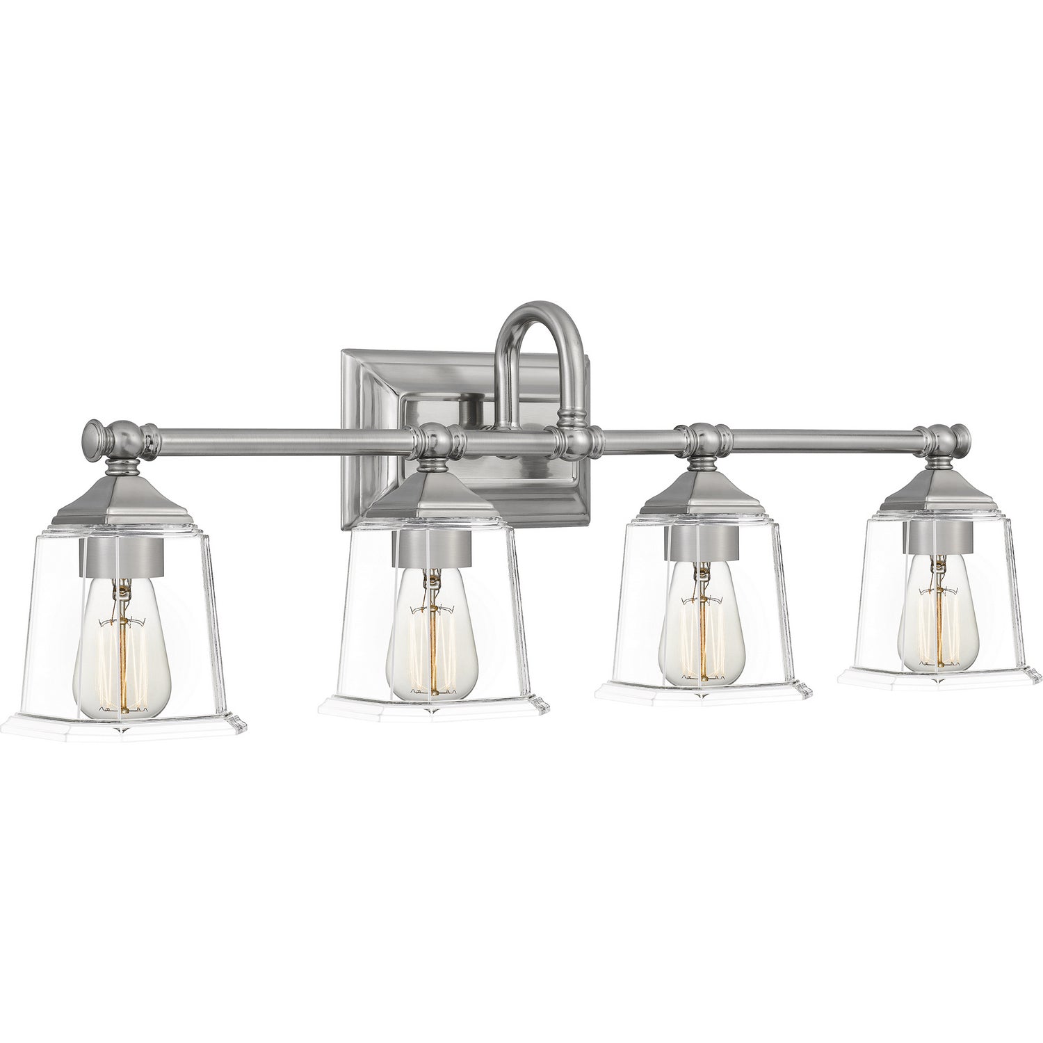 Quoizel - NLC8604BN - Four Light Bath - Nicholas - Brushed Nickel