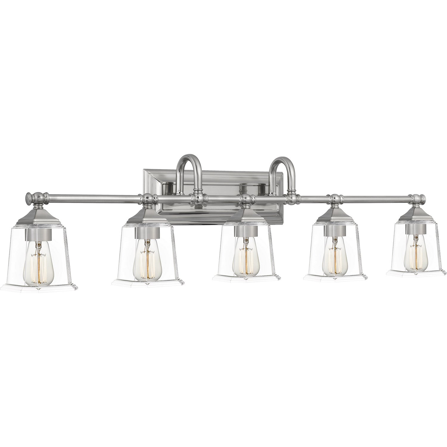 Quoizel - NLC8605BN - Five Light Bath Fixture - Nicholas - Brushed Nickel