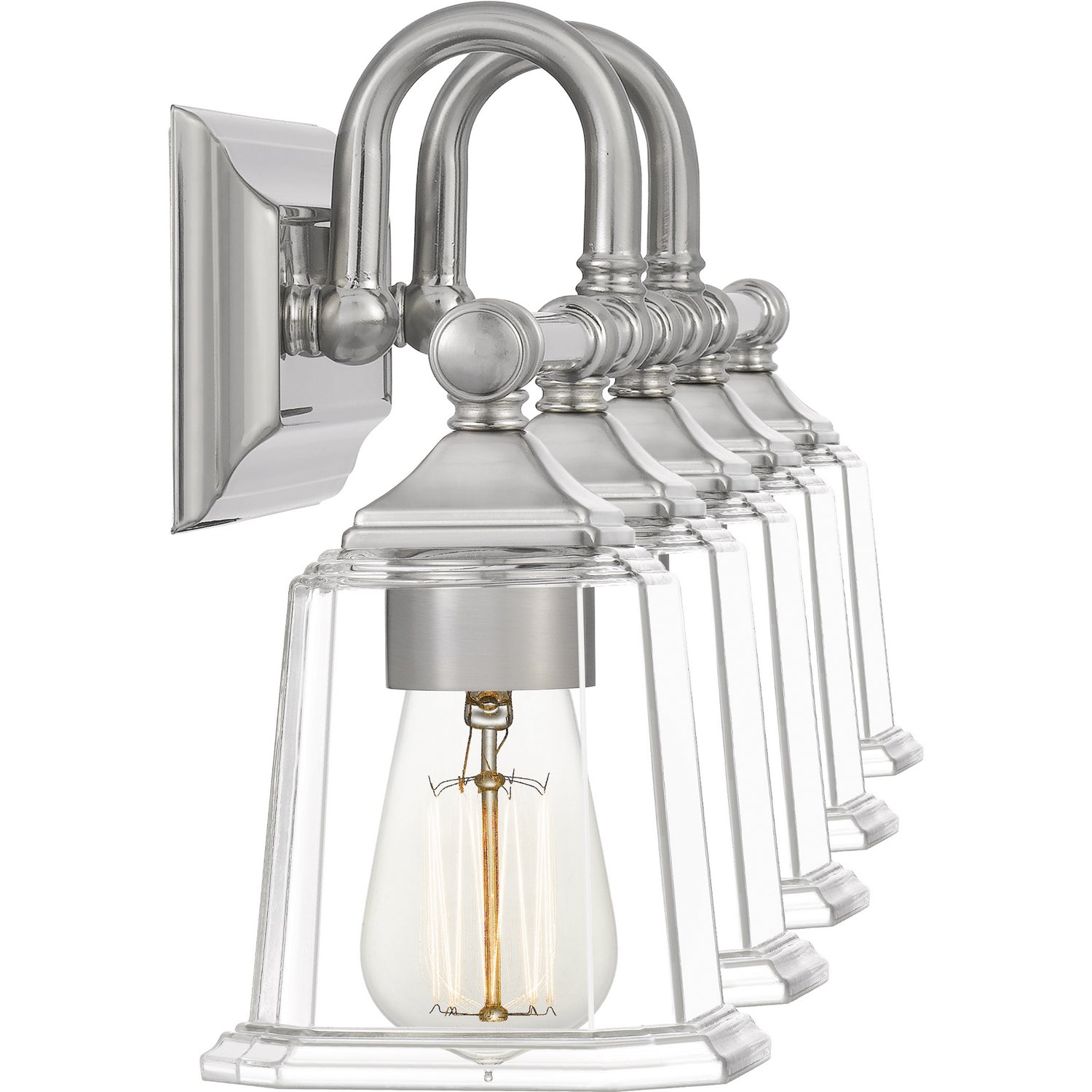 Quoizel - NLC8605BN - Five Light Bath Fixture - Nicholas - Brushed Nickel