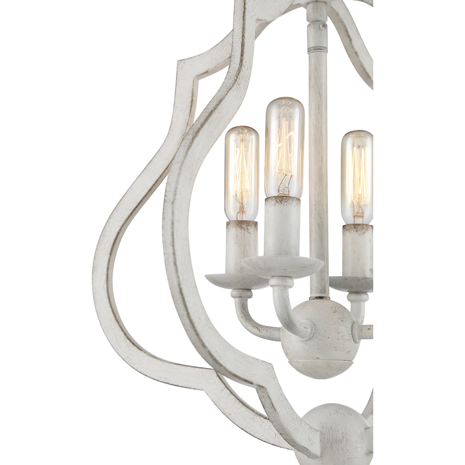 Quoizel - OKF1715AWH - Four Light Semi-Flush Mount - O'Keefe - Antique White