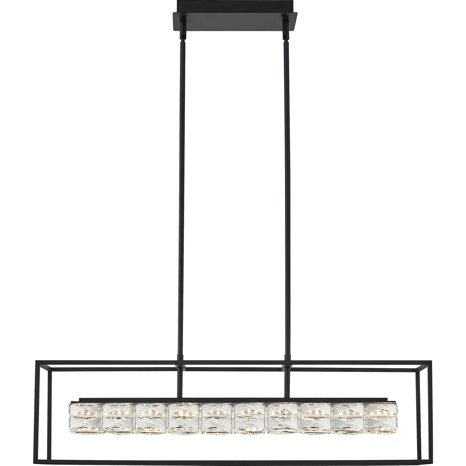 Quoizel - PCDZ136MBK - LED Island Chandelier - Dazzle - Matte Black