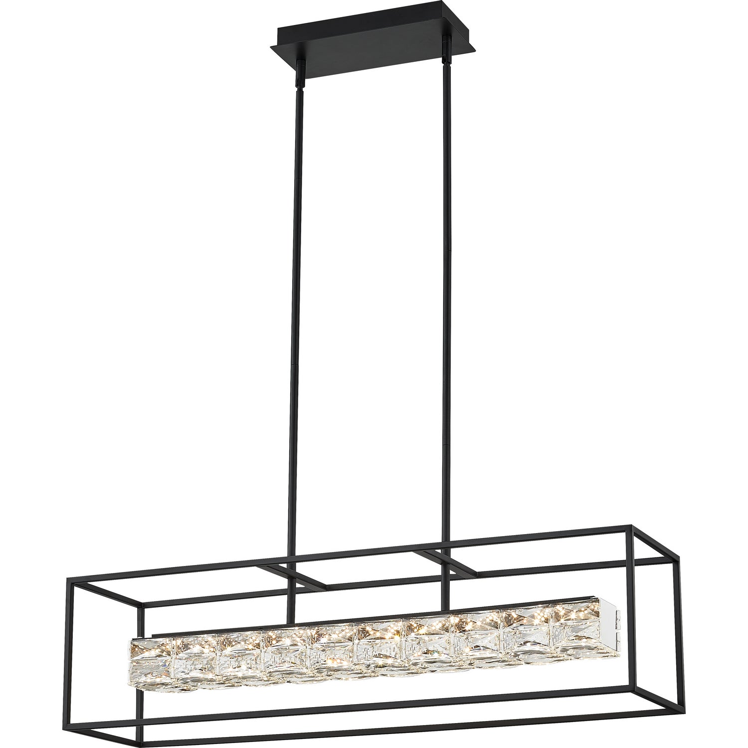 Quoizel - PCDZ136MBK - LED Island Chandelier - Dazzle - Matte Black