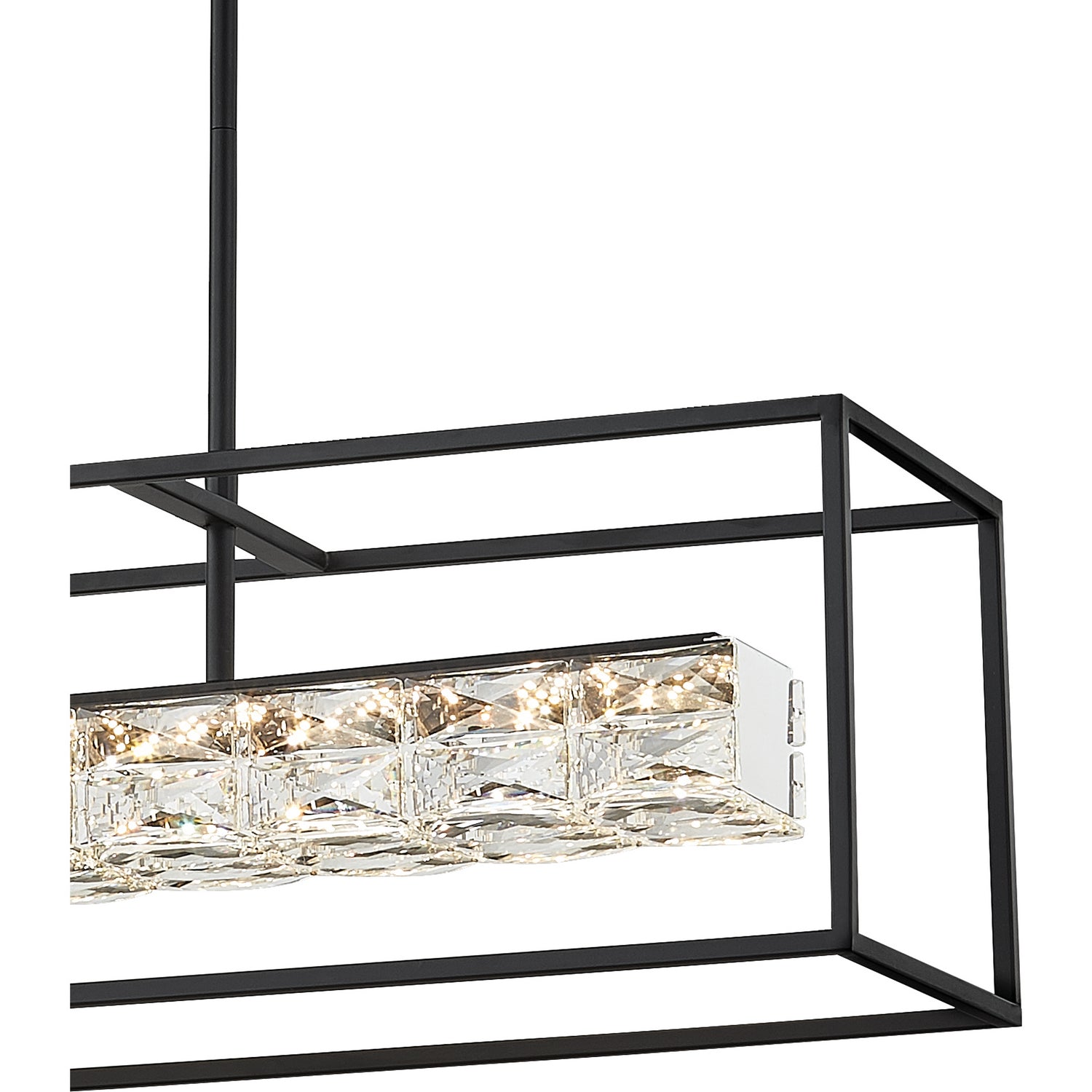 Quoizel - PCDZ136MBK - LED Island Chandelier - Dazzle - Matte Black