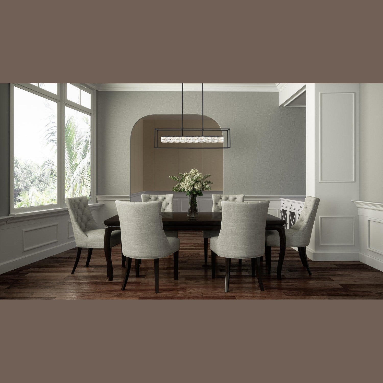 Quoizel - PCDZ136MBK - LED Island Chandelier - Dazzle - Matte Black