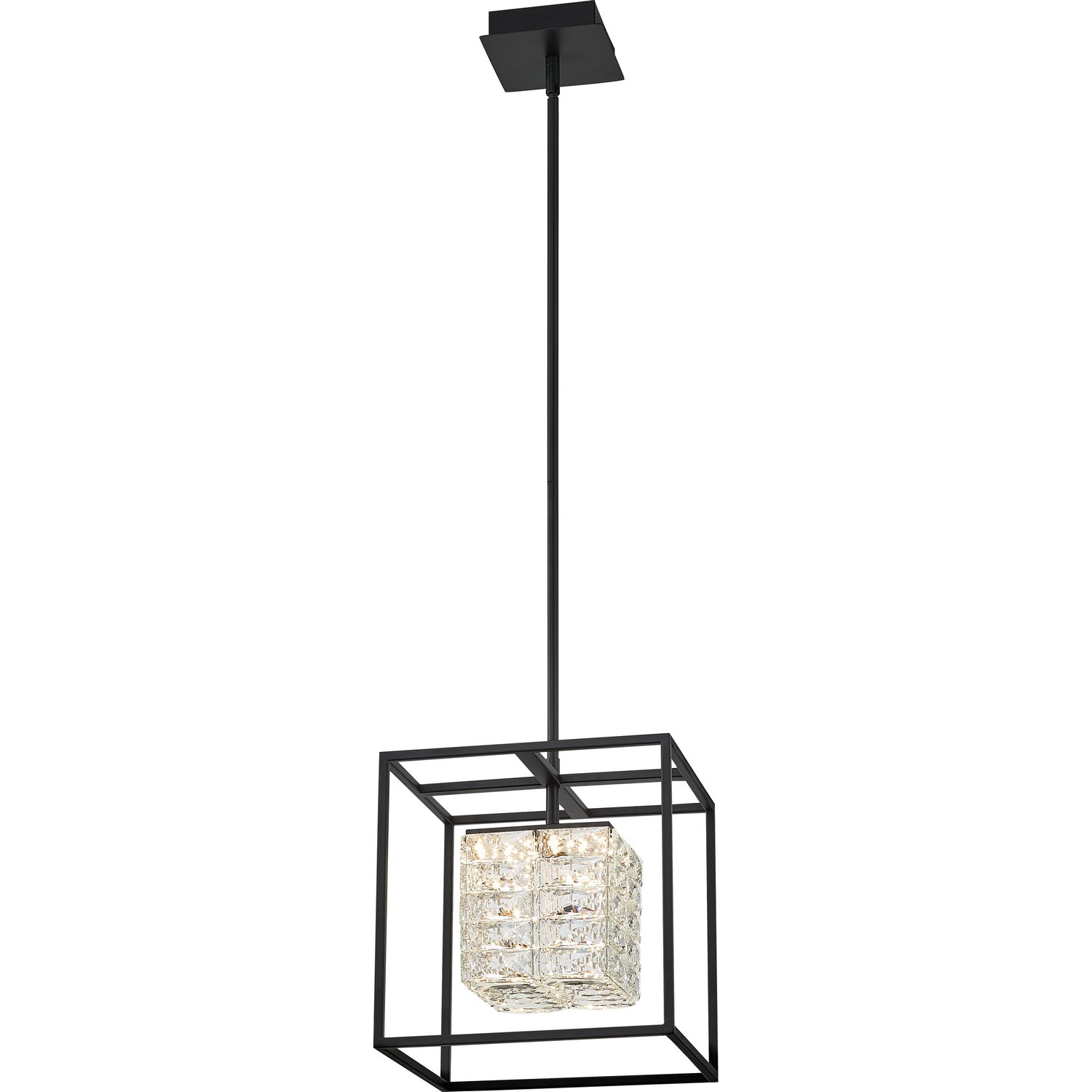 Quoizel - PCDZ2812MBK - LED Pendant - Dazzle - Matte Black