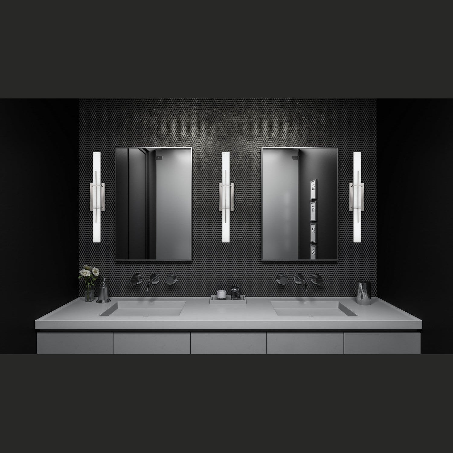 Quoizel - PCGI8528C - LED Bath Fixture - Gemini - Polished Chrome