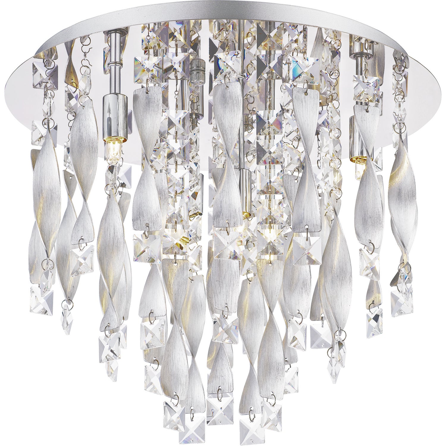 Quoizel - PCTK1616C - Six Light Flush Mount - Twinkle - Polished Chrome