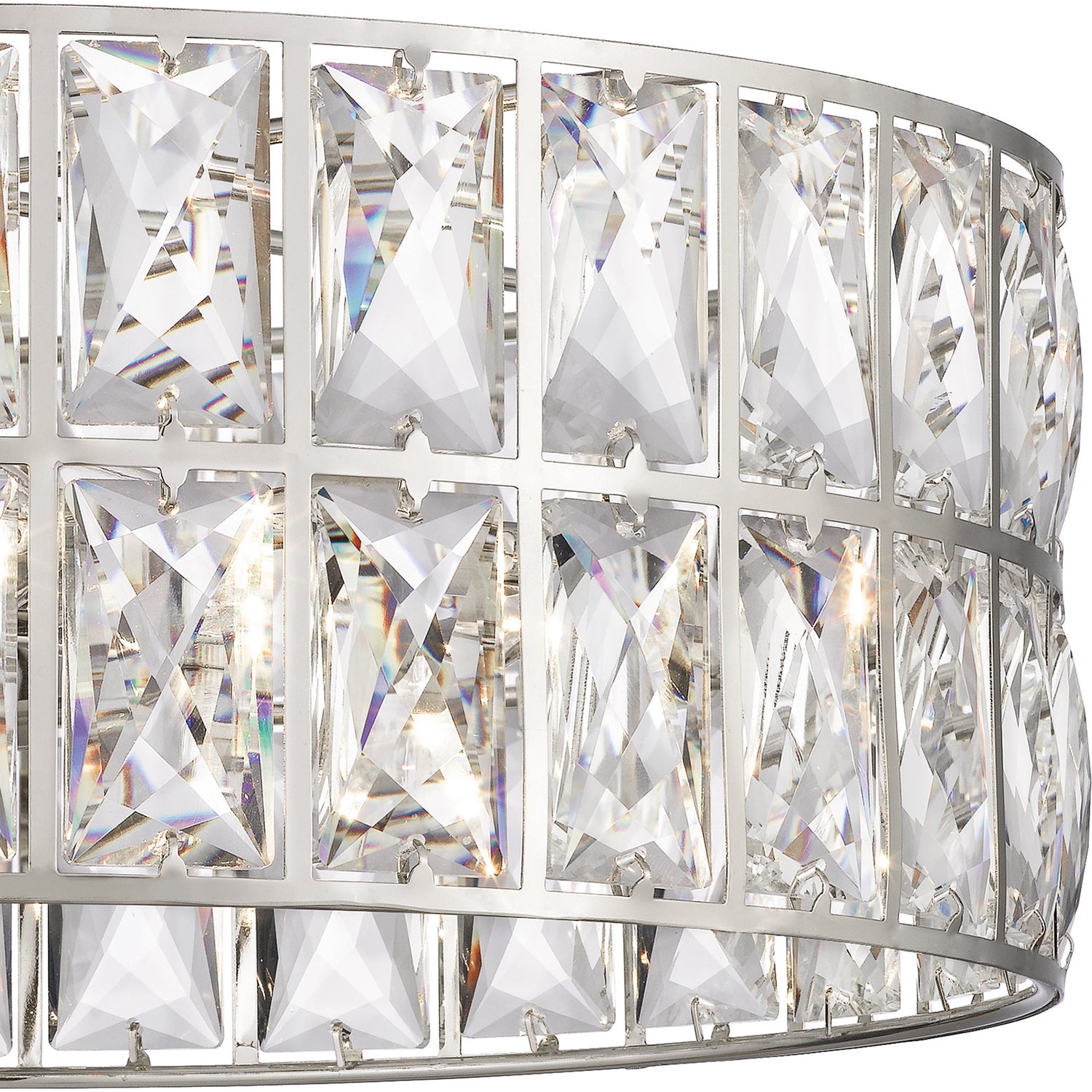 Quoizel - QF4046PK - Three Light Semi Flush Mount - Coffman - Polished Nickel