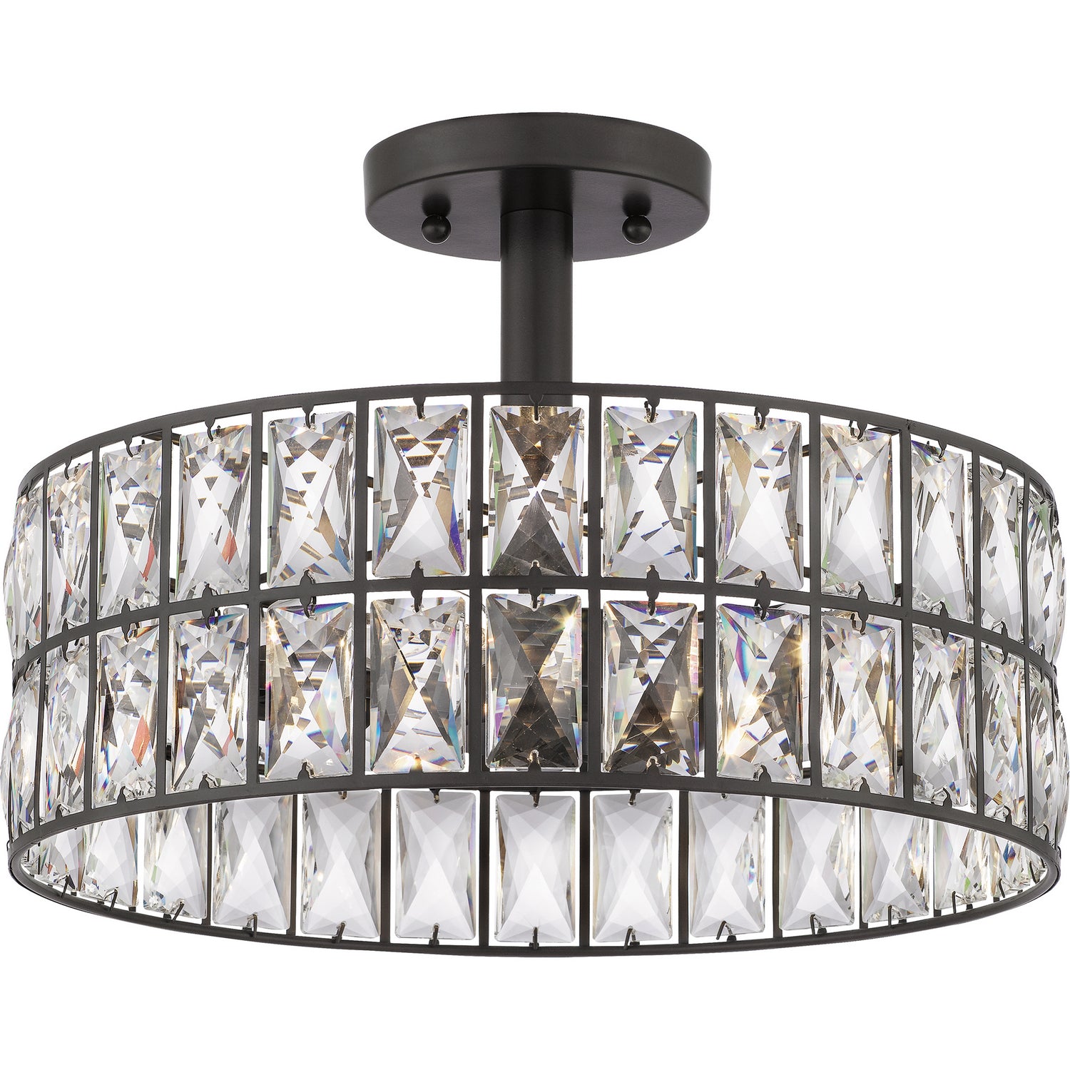 Quoizel - QF4046WT - Three Light Semi Flush Mount - Coffman - Western Bronze