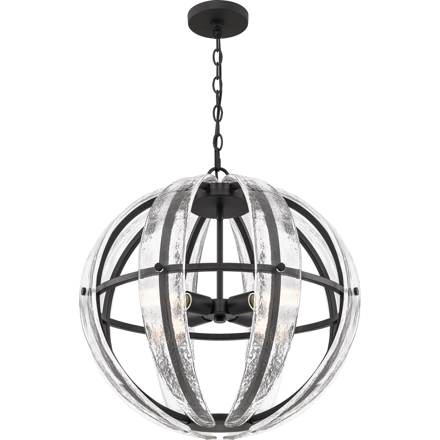 Quoizel - QOP5179MBK - Four Light Pendant - Dre - Matte Black