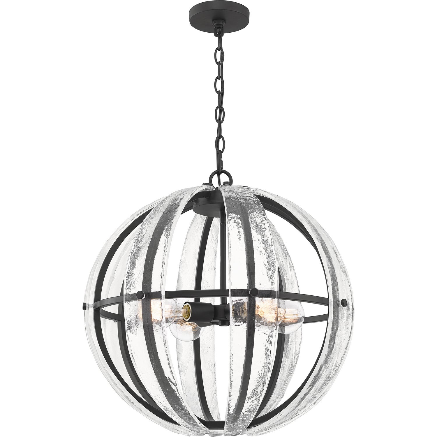 Quoizel - QOP5179MBK - Four Light Pendant - Dre - Matte Black