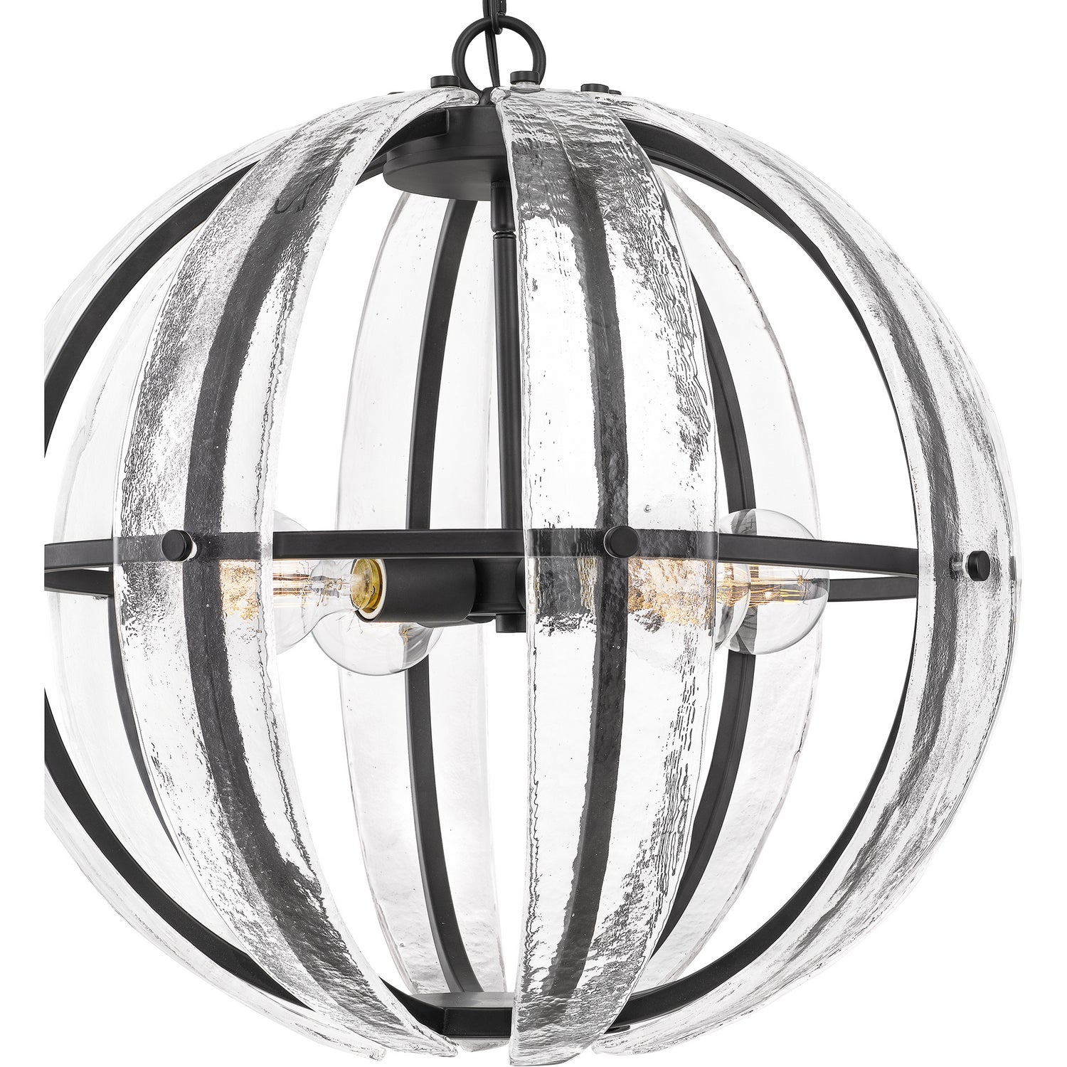 Quoizel - QOP5179MBK - Four Light Pendant - Dre - Matte Black