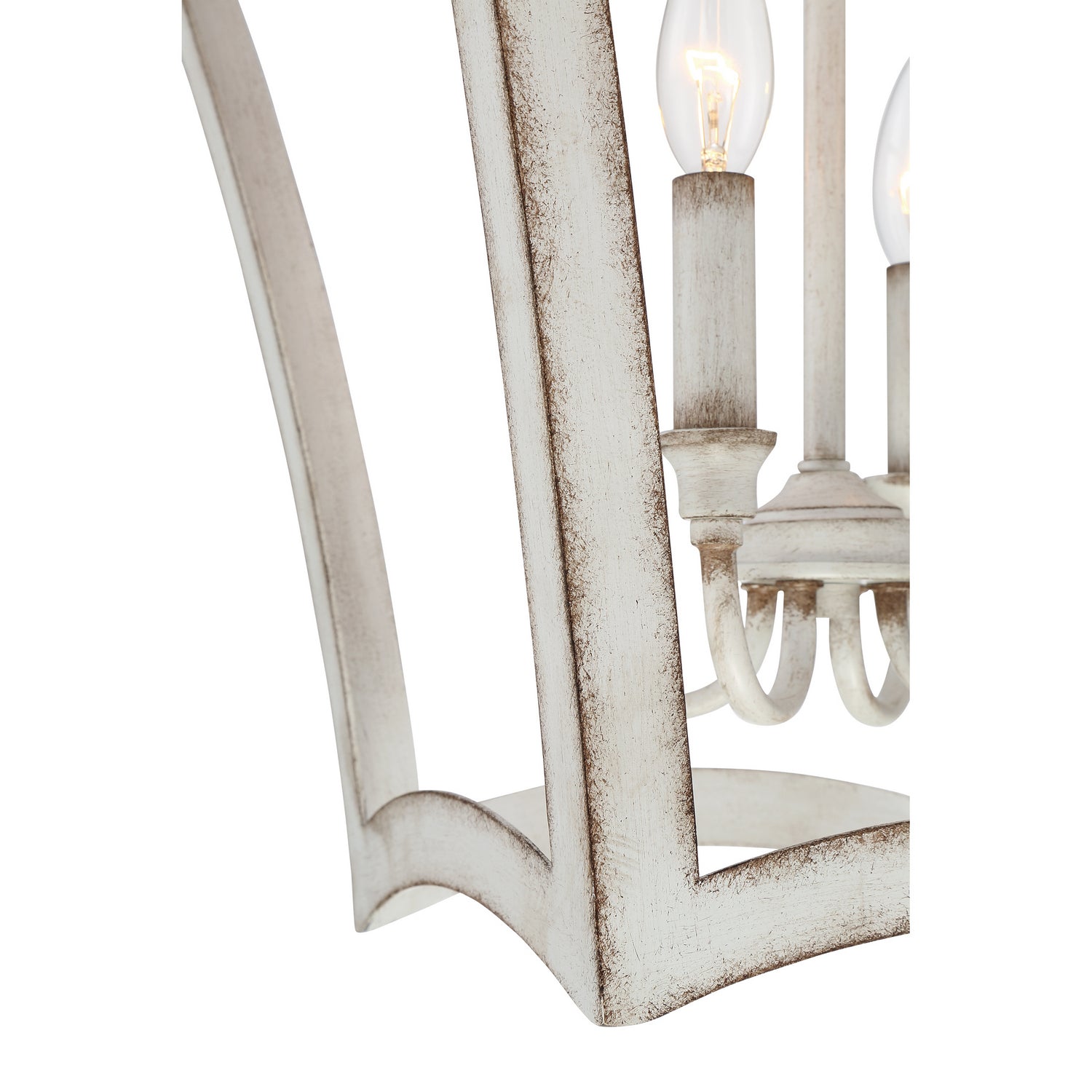 Quoizel - SUM5216AWH - Four Light Pendant - Summerford - Antique White