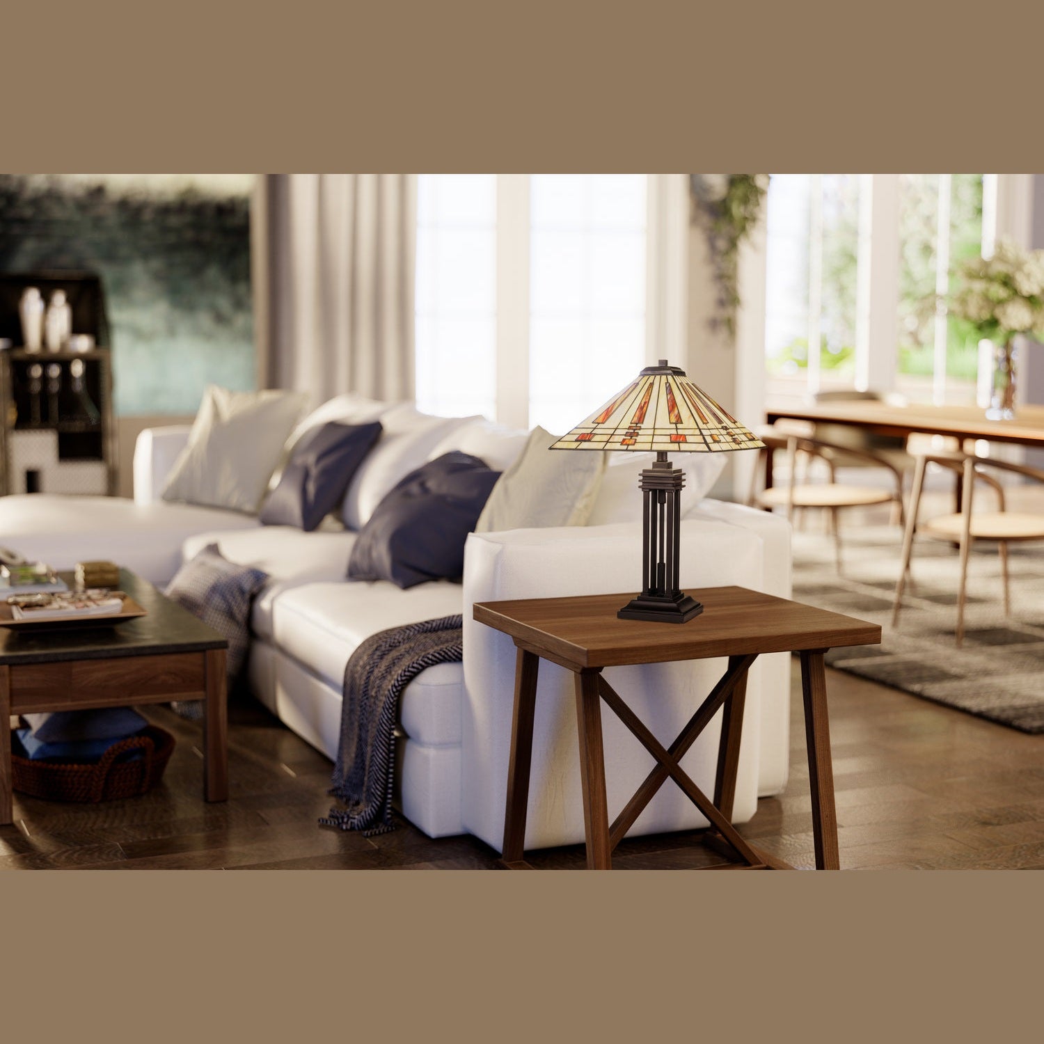 Quoizel - TF5209TWT - Two Light Table Lamp - Stevie - Western Bronze