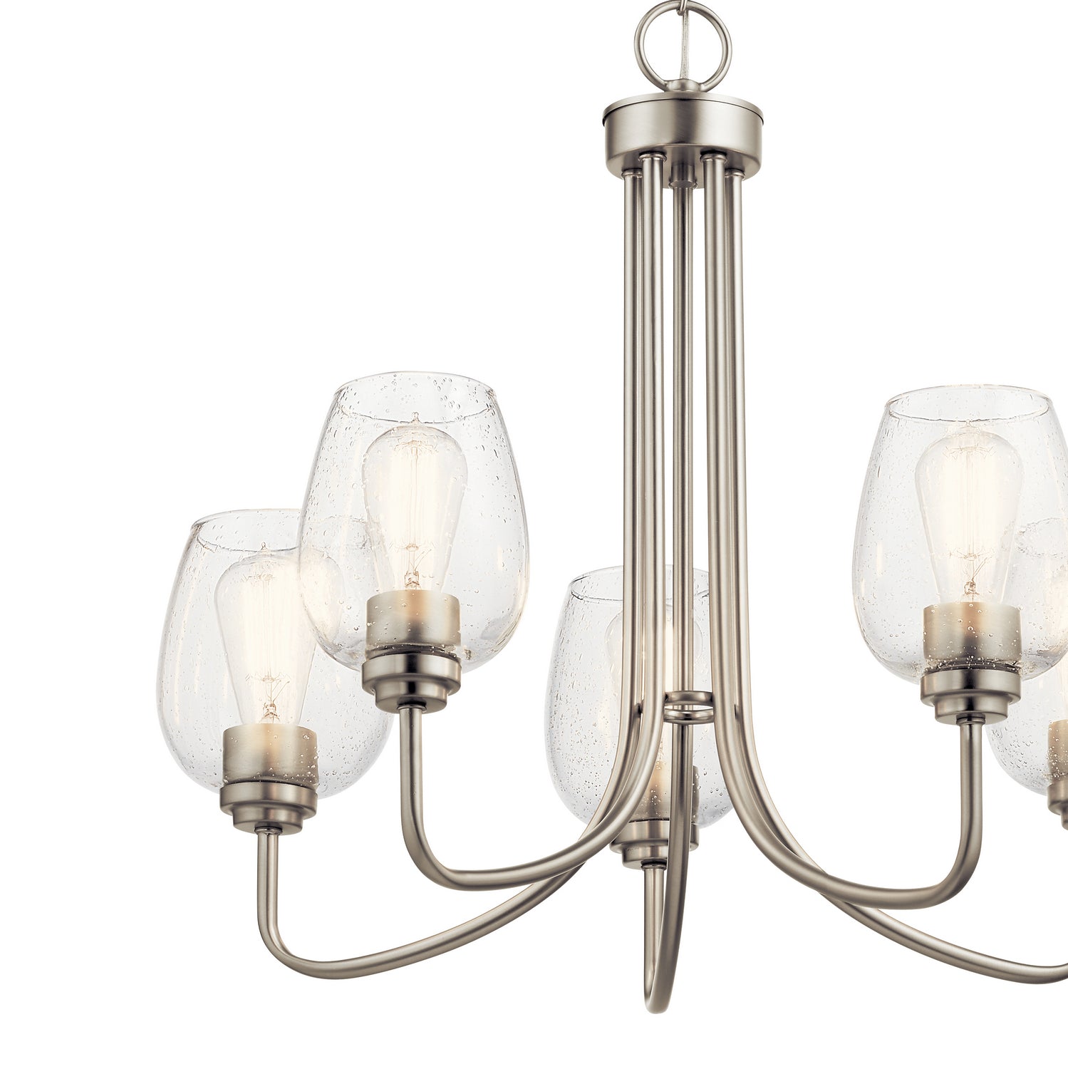 Kichler - 44377NICS - Five Light Chandelier - Valserrano - Brushed Nickel