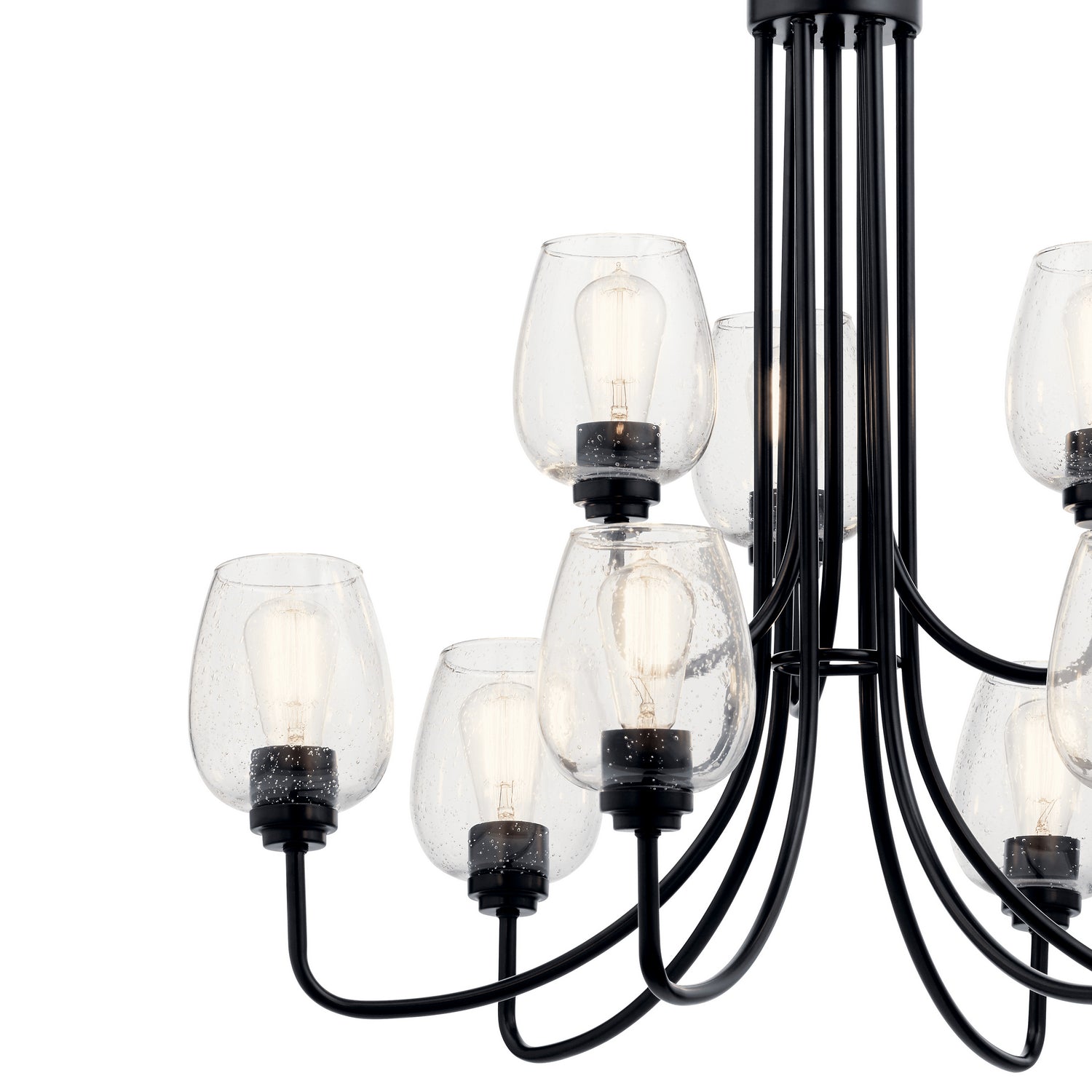 Kichler - 44378BKCS - Nine Light Chandelier - Valserrano - Black