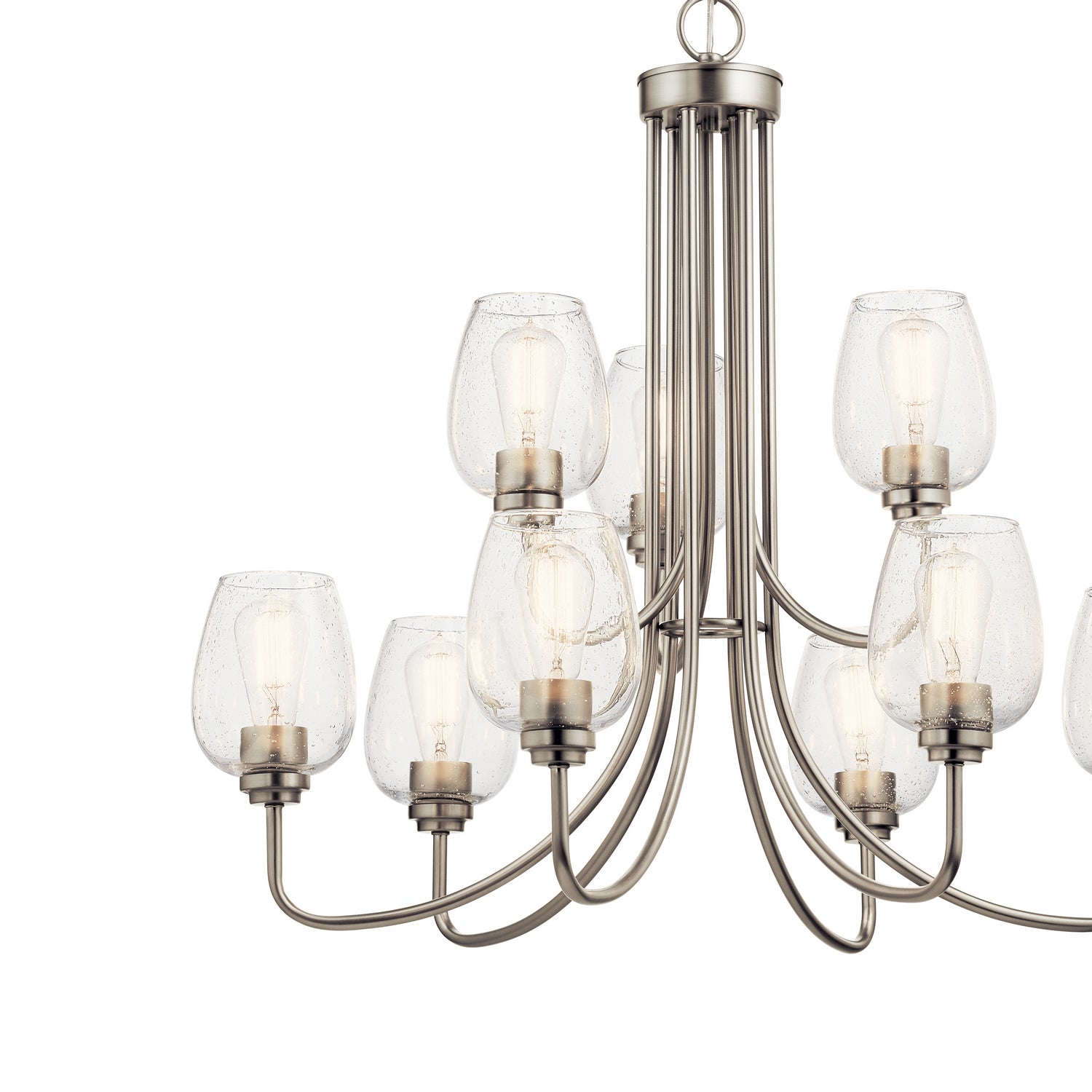 Kichler - 44378NICS - Nine Light Chandelier - Valserrano - Brushed Nickel