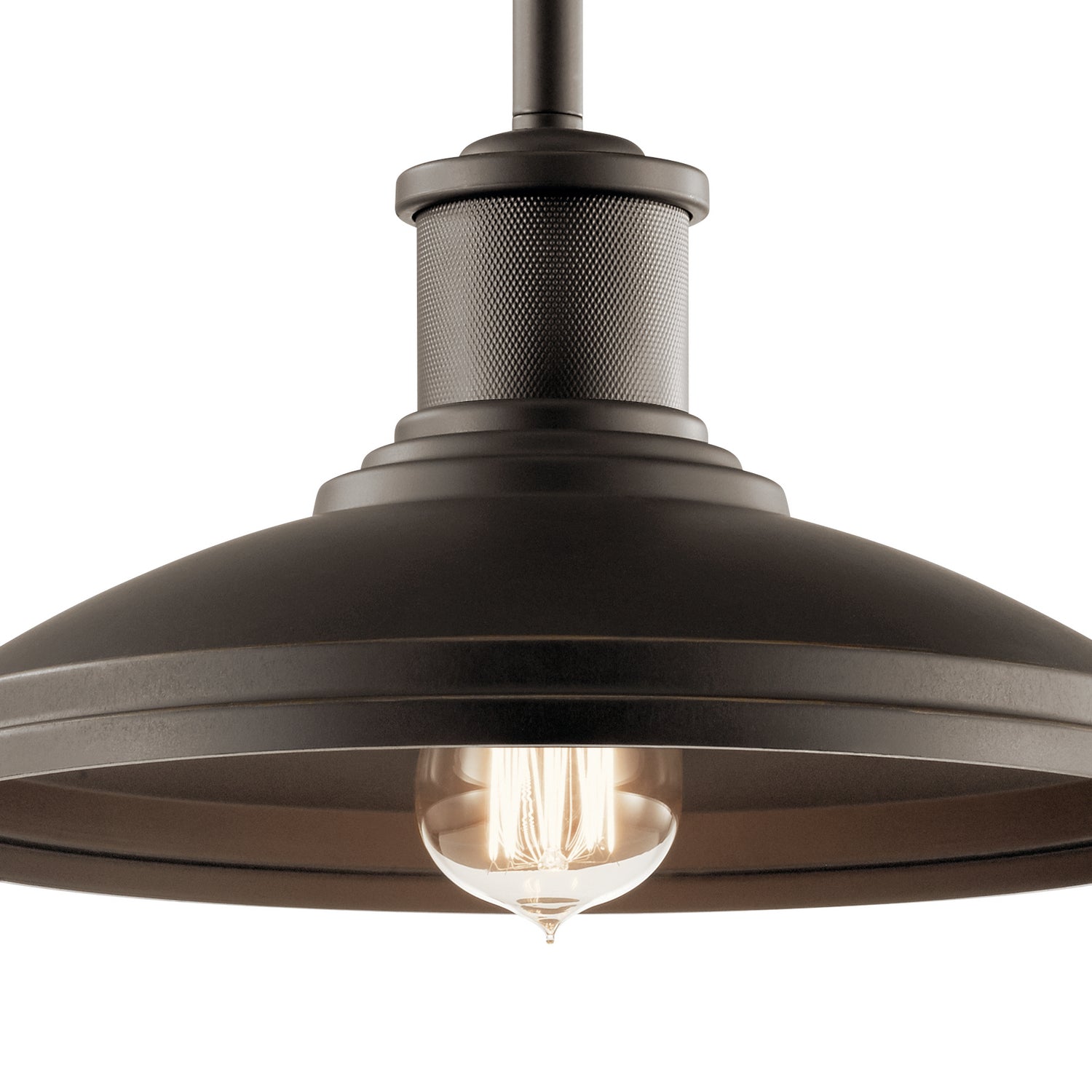 Kichler - 49982OZ - One Light Outdoor Pendant/Semi Flush - Allenbury - Olde Bronze