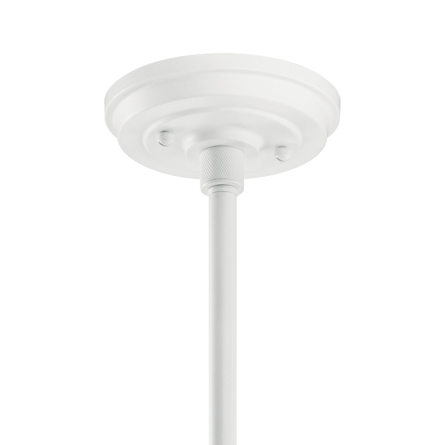 Kichler - 49982WH - One Light Outdoor Pendant/Semi Flush - Allenbury - White