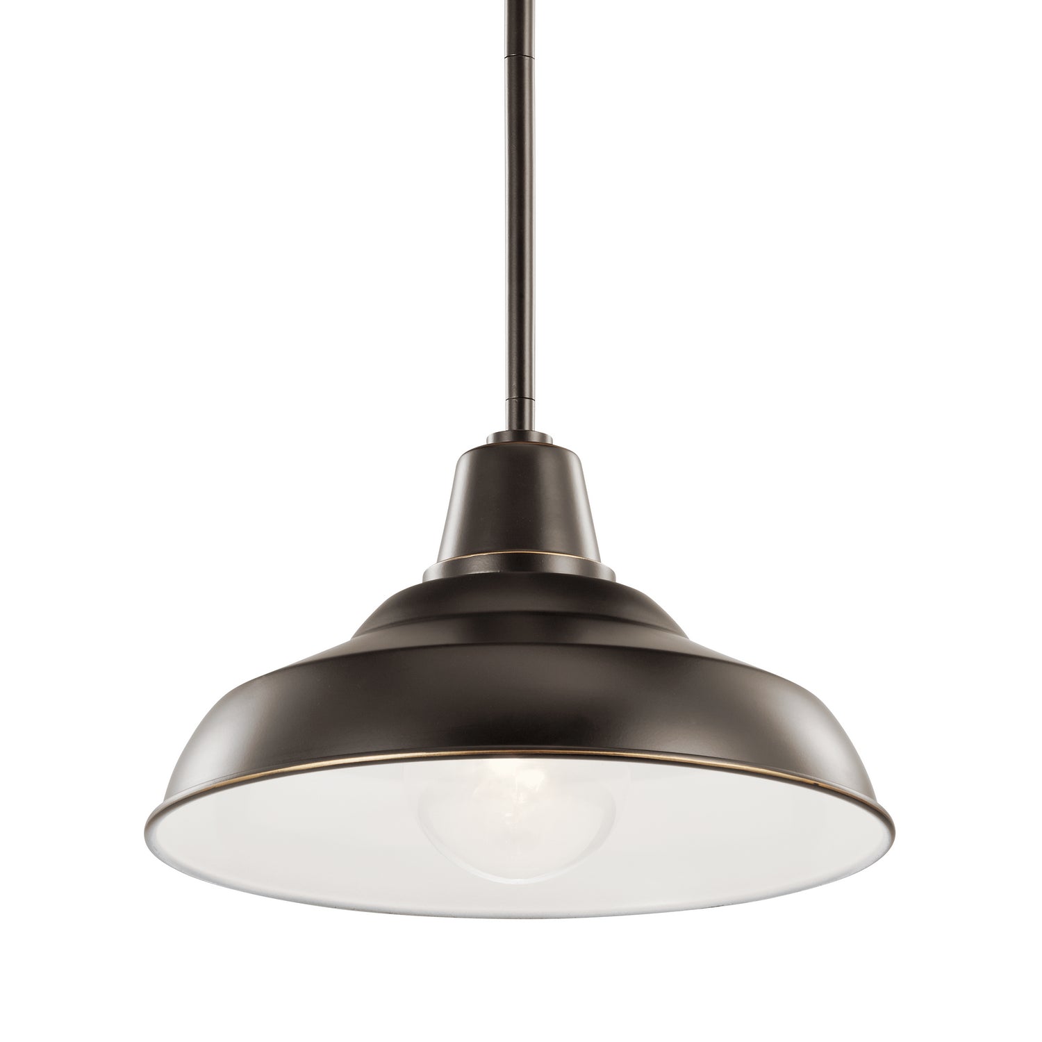 Kichler - 49992OZ - One Light Outdoor Pendant/Semi Flush - Pier - Olde Bronze