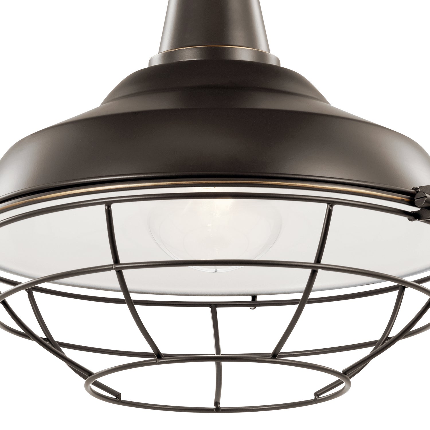 Kichler - 49992OZ - One Light Outdoor Pendant/Semi Flush - Pier - Olde Bronze