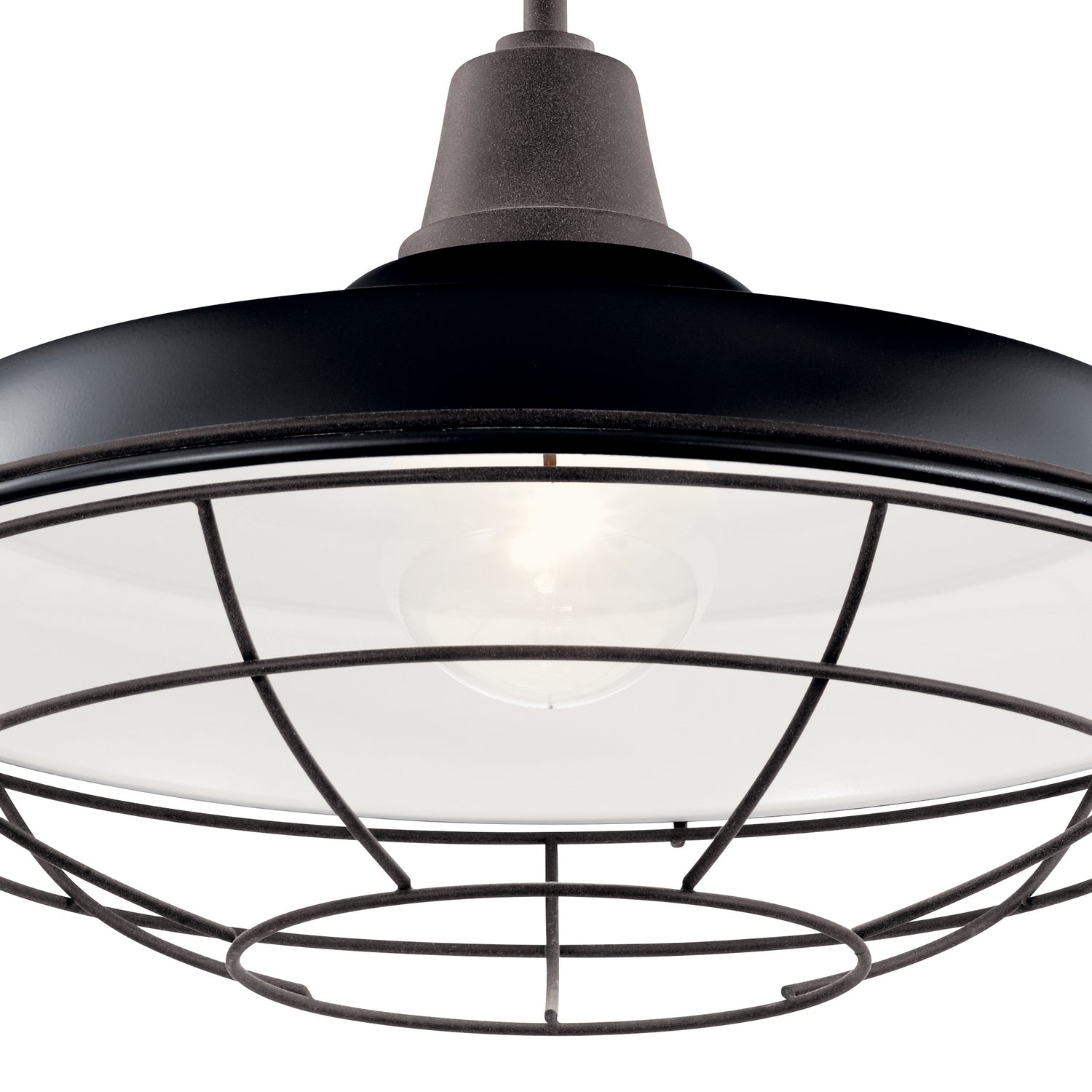 Kichler - 49993BK - One Light Outdoor Pendant/Semi Flush - Pier - Black