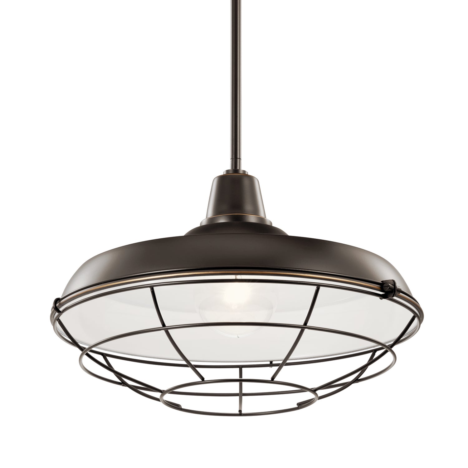 Kichler - 49993OZ - One Light Outdoor Pendant/Semi Flush - Pier - Olde Bronze