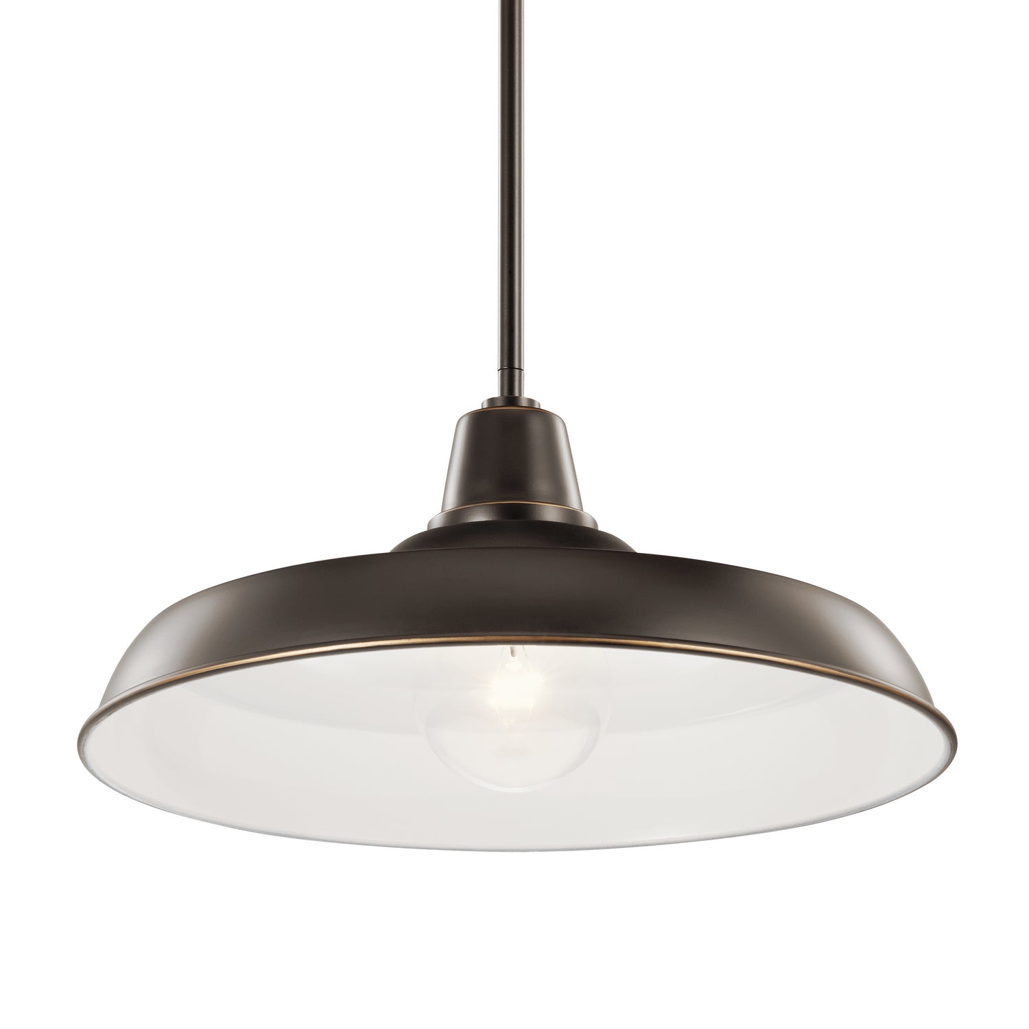 Kichler - 49993OZ - One Light Outdoor Pendant/Semi Flush - Pier - Olde Bronze