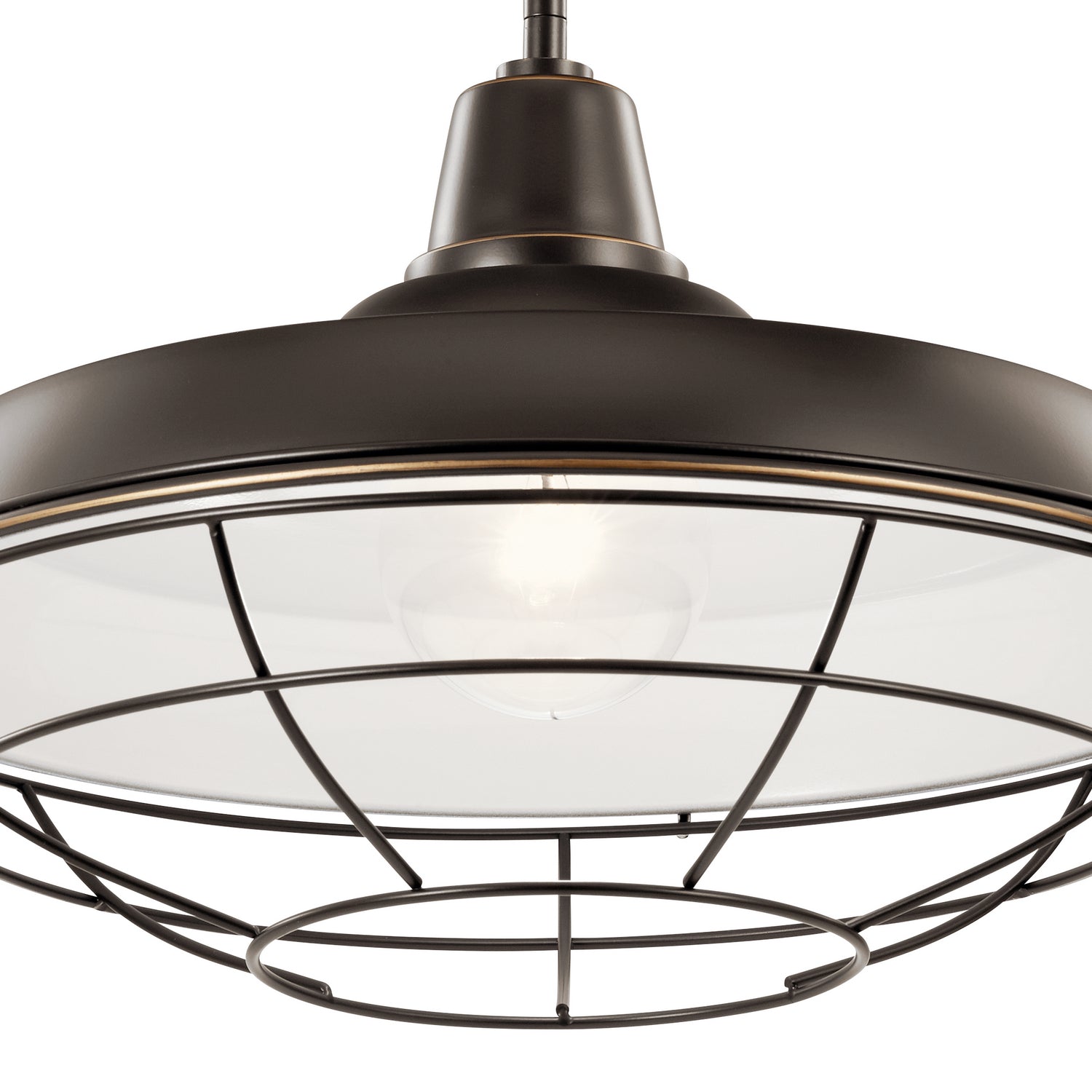 Kichler - 49993OZ - One Light Outdoor Pendant/Semi Flush - Pier - Olde Bronze
