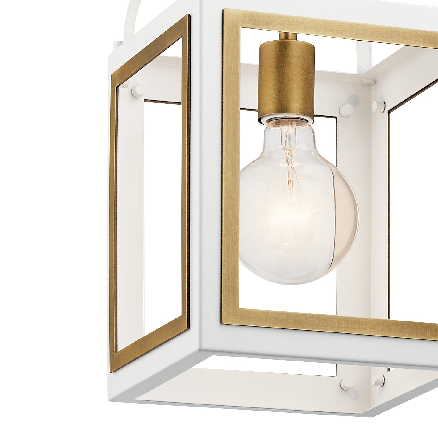 Kichler - 52030WHNBR - One Light Pendant - Vath - White