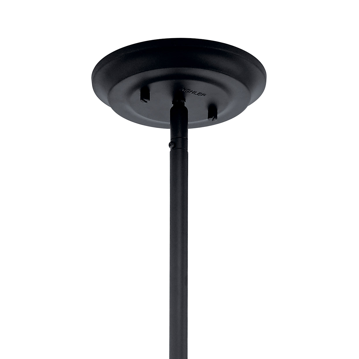 Kichler - 52097BK - One Light Pendant/Semi Flush - Elias - Black