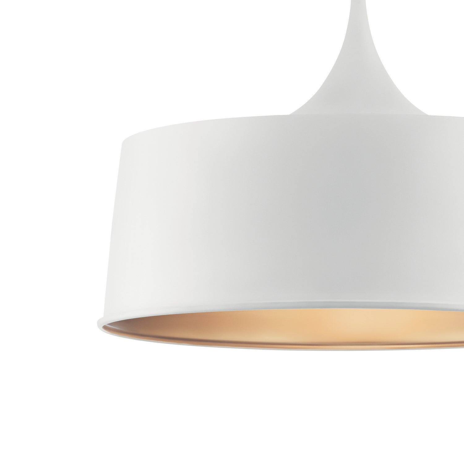 Kichler - 52097WH - One Light Pendant/Semi Flush - Elias - White
