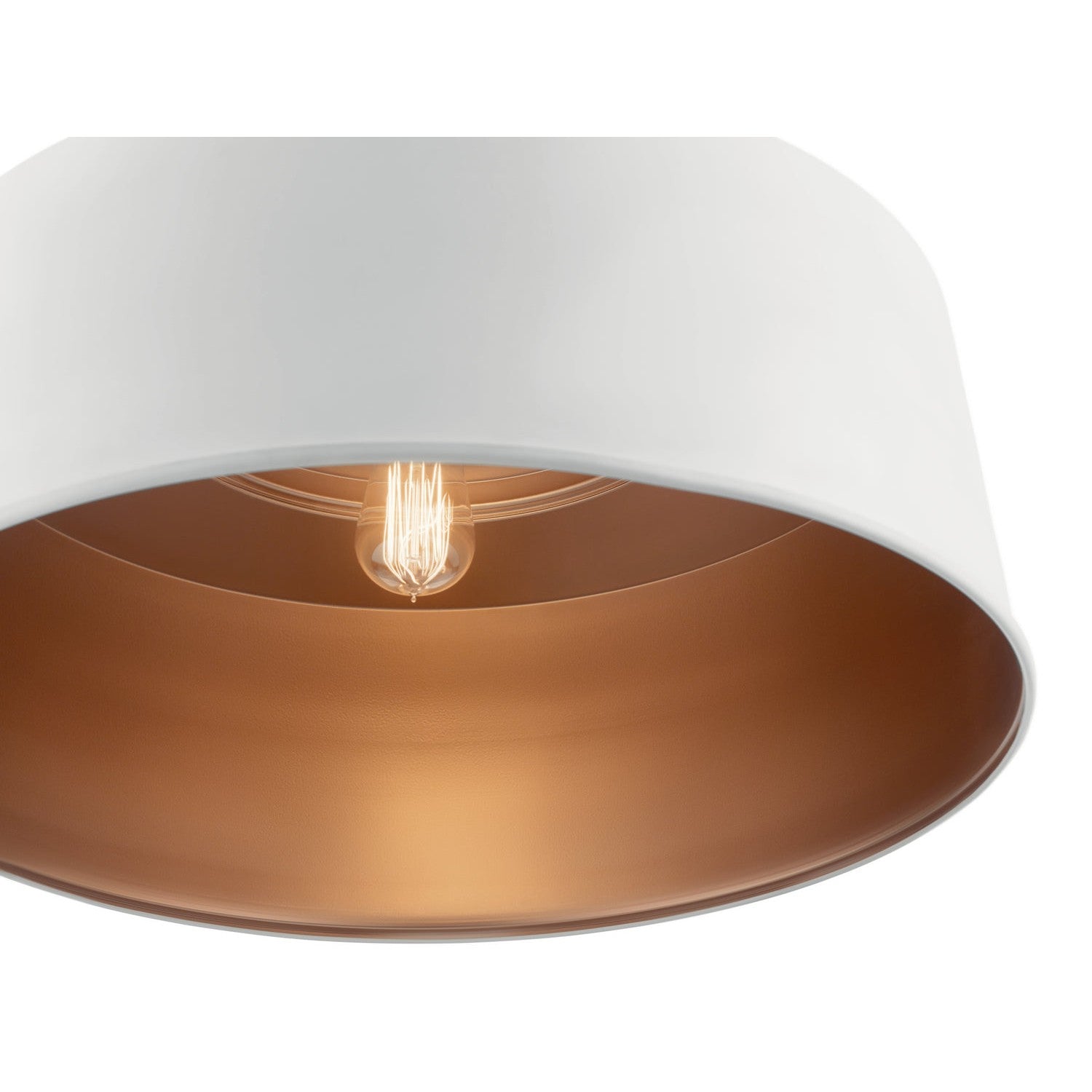 Kichler - 52097WH - One Light Pendant/Semi Flush - Elias - White