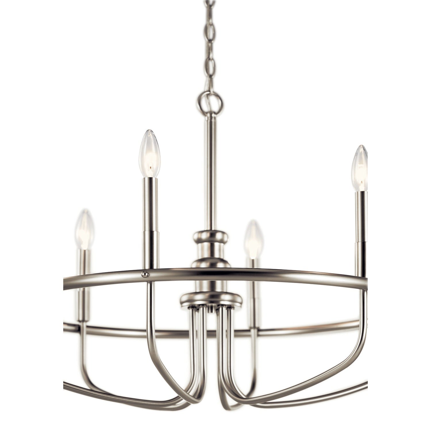 Kichler - 52304NI - Six Light Chandelier - Capitol Hill - Brushed Nickel