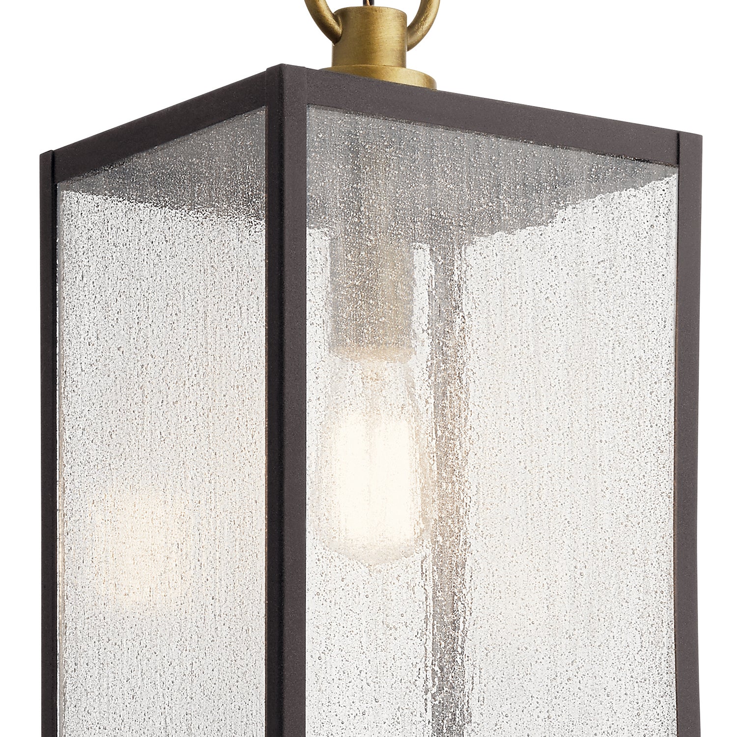 Kichler - 59008WZC - One Light Outdoor Pendant/Semi Flush - Lahden - Weathered Zinc