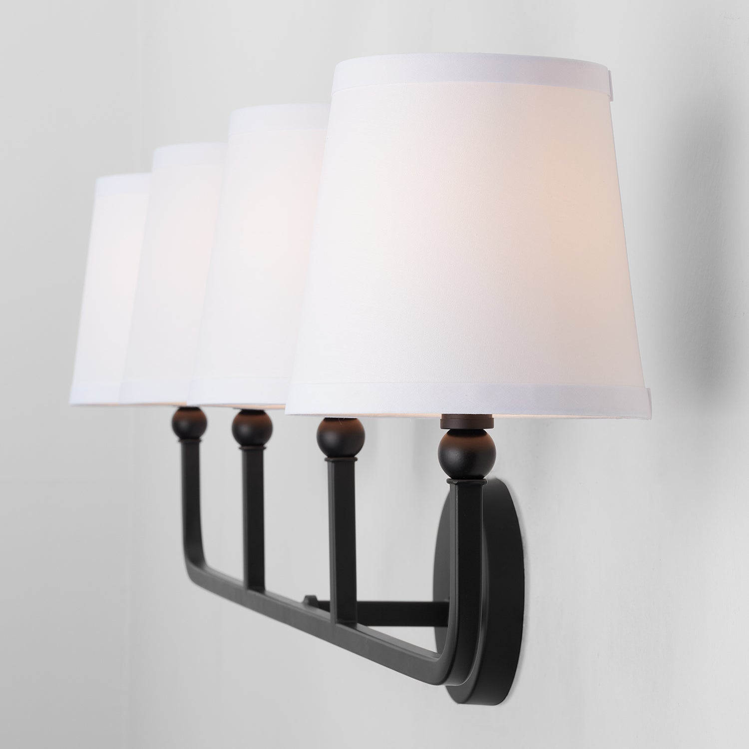 Capital Lighting - 119341MB-674 - Four Light Vanity - Dawson - Matte Black