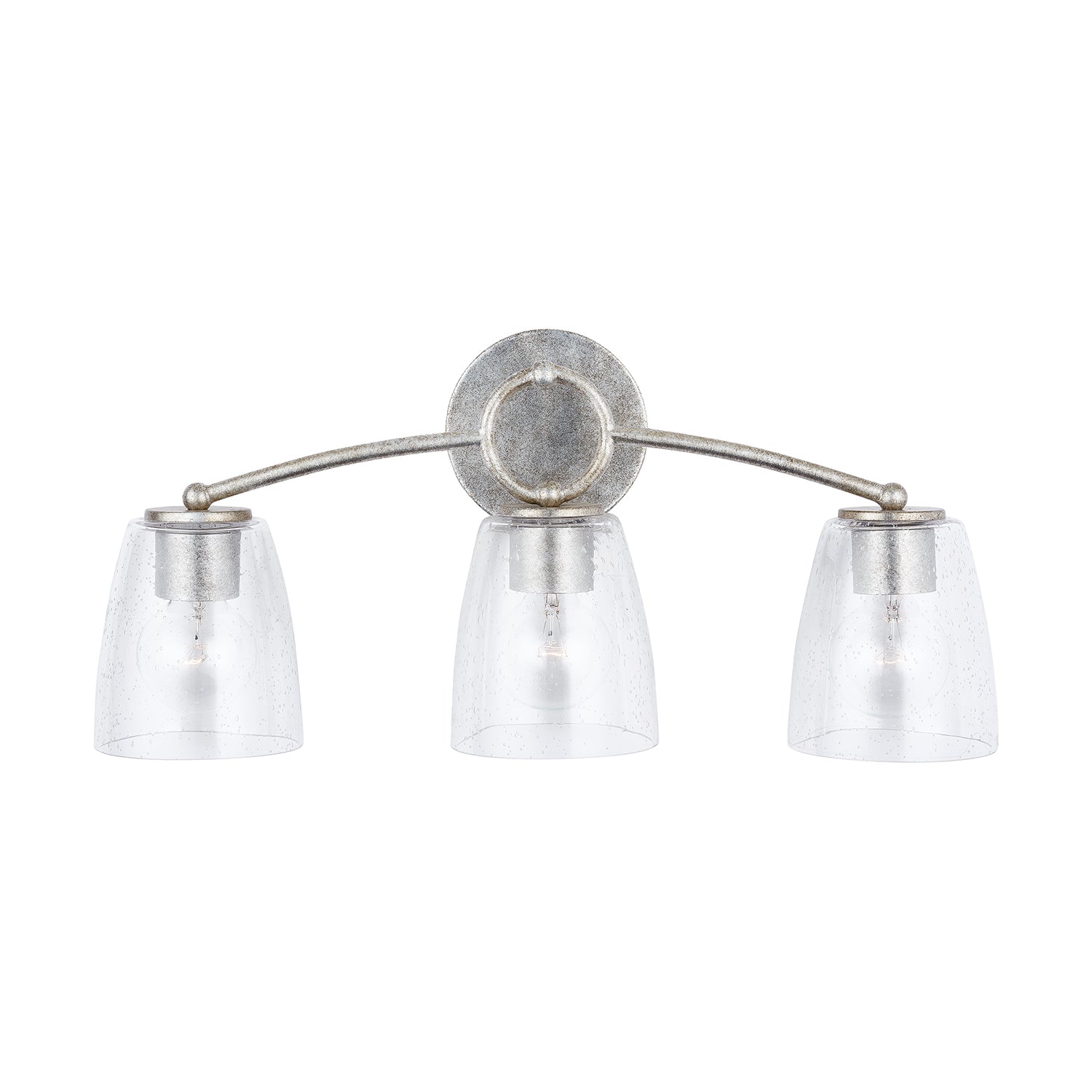 Capital Lighting - 137931AS-488 - Three Light Vanity - Oran - Antique Silver
