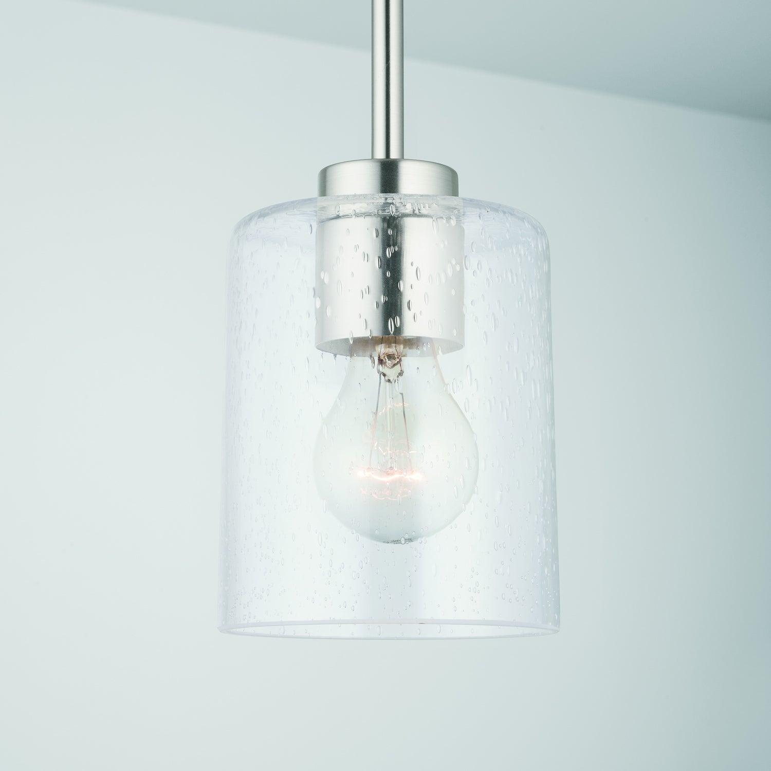 Capital Lighting - 328511BN-449 - One Light Pendant - Greyson - Brushed Nickel