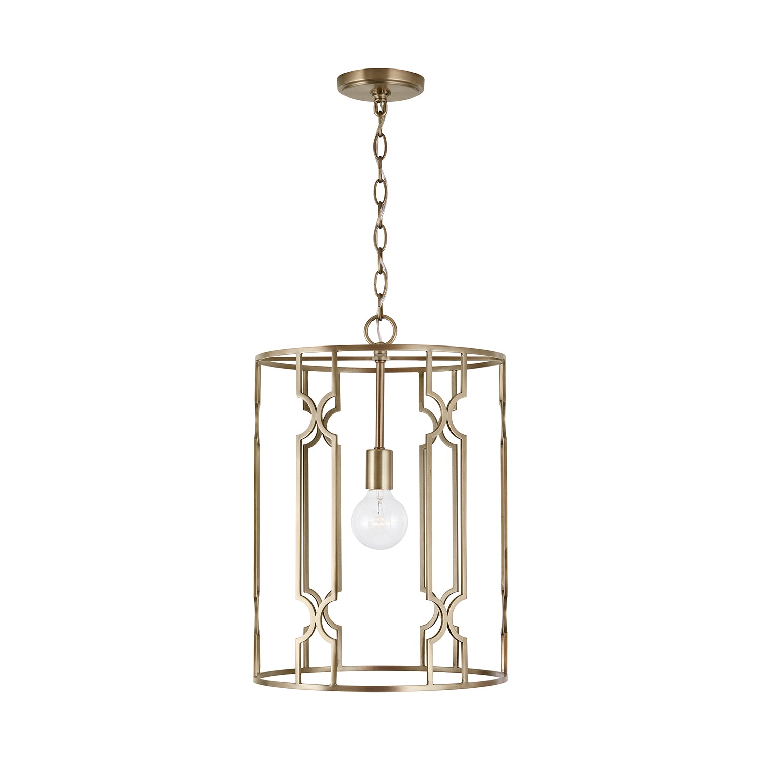 Capital Lighting - 338911AD - One Light Pendant - Jordyn - Aged Brass