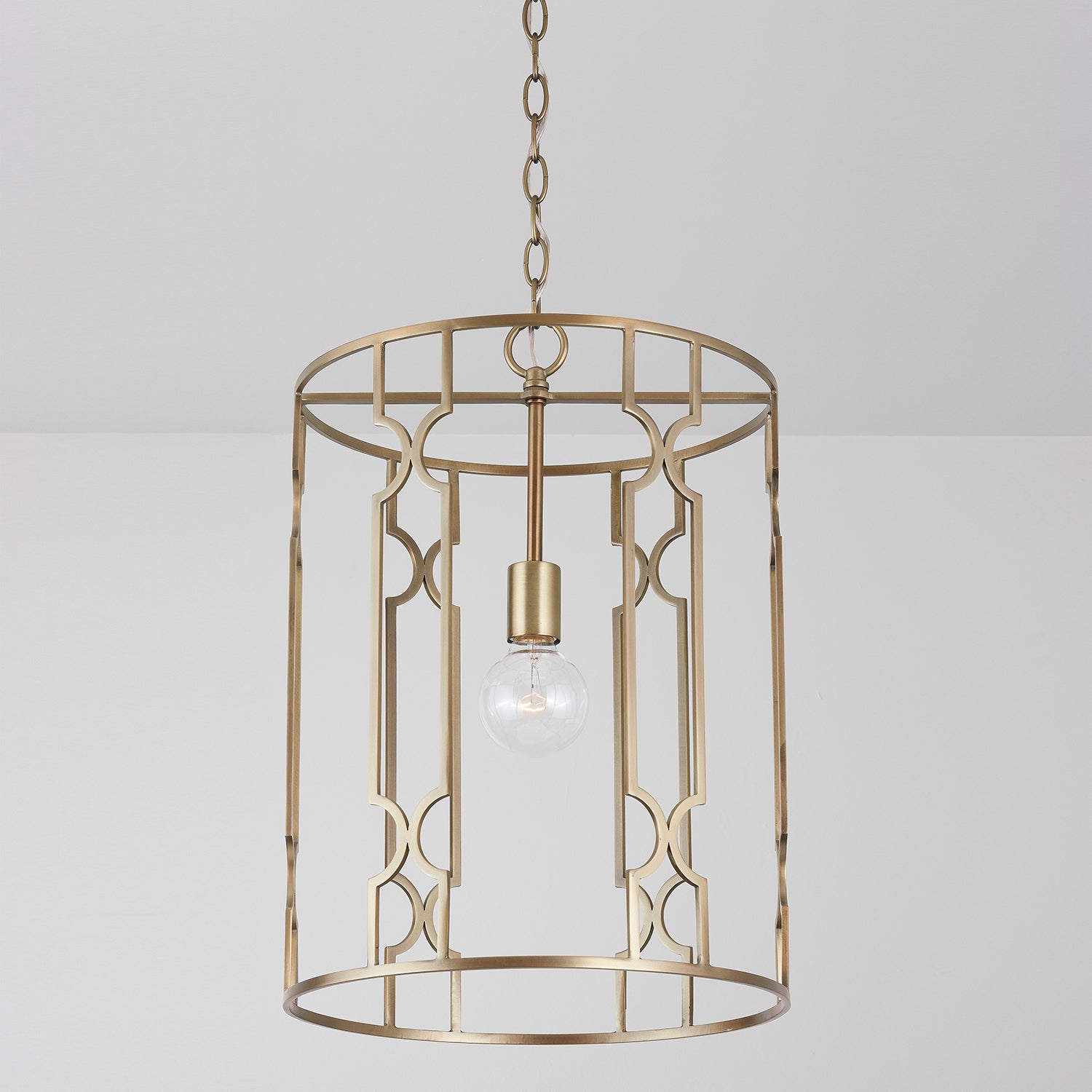Capital Lighting - 338911AD - One Light Pendant - Jordyn - Aged Brass