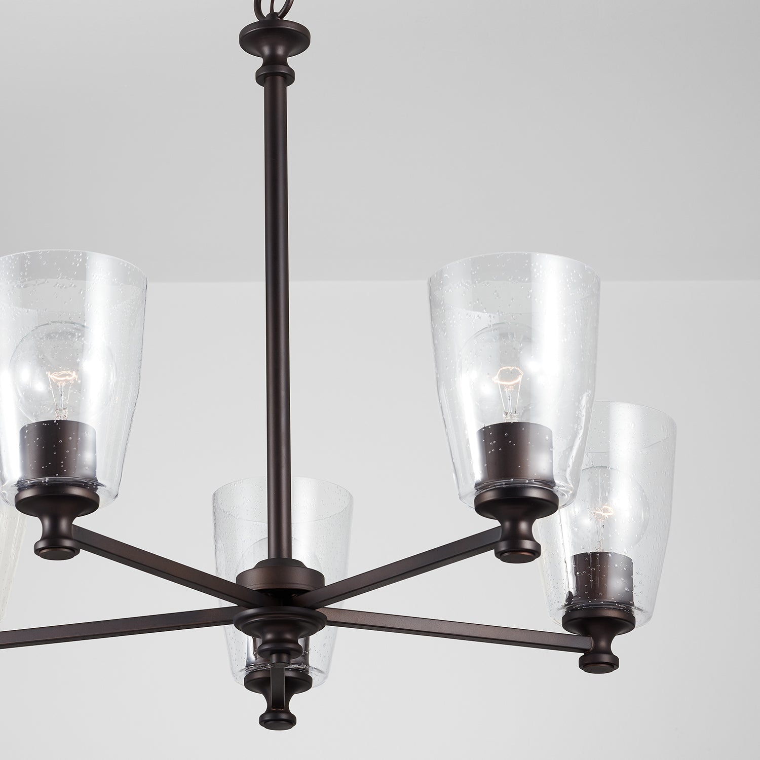 Capital Lighting - 440951BZ-506 - Five Light Chandelier - Myles - Bronze